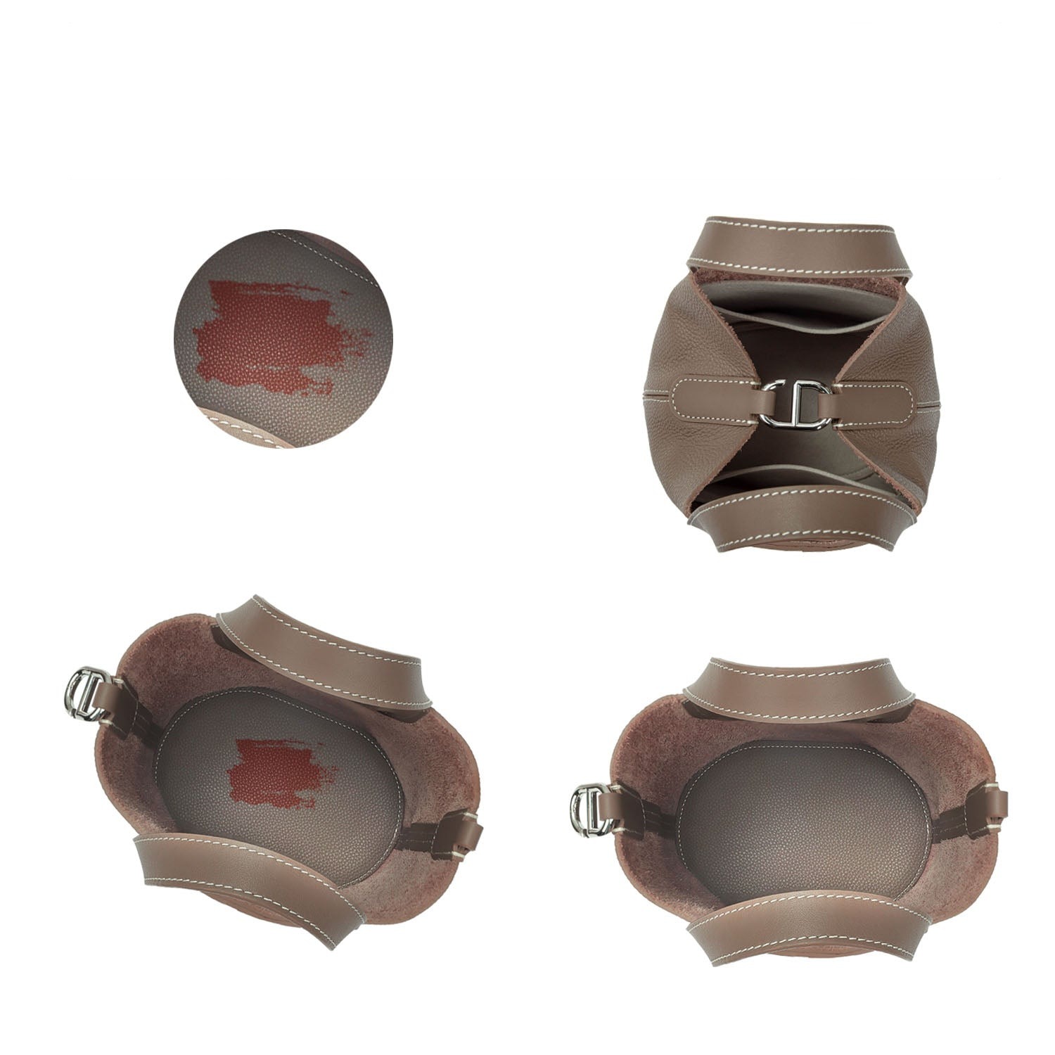 Premium Geldbörsen-Organizer für Hermes In-The-Loop 18 / 23 – 2 Fächer, Filz product image 6