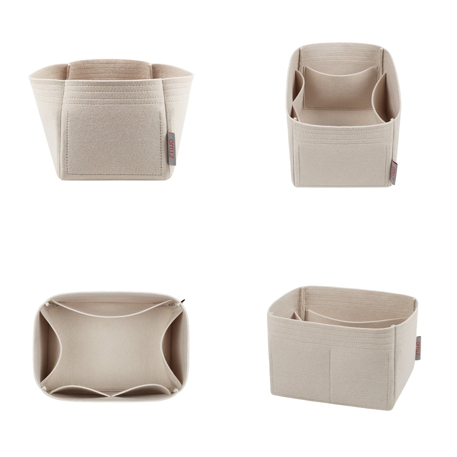 Einsatz für Hermes Picotin 18 / 22 / 26 – 6 Fächer, Filzeinlage product image 2