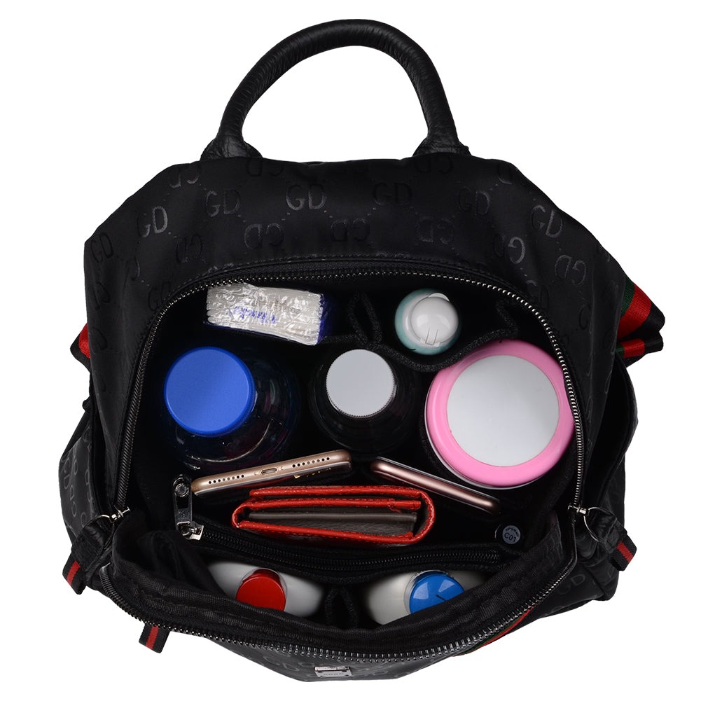 Organizador de bolso de fieltro para mochilas: compatible con bolsos redondos y cuadrados, en beige/gris/marrón/negro. product image 47