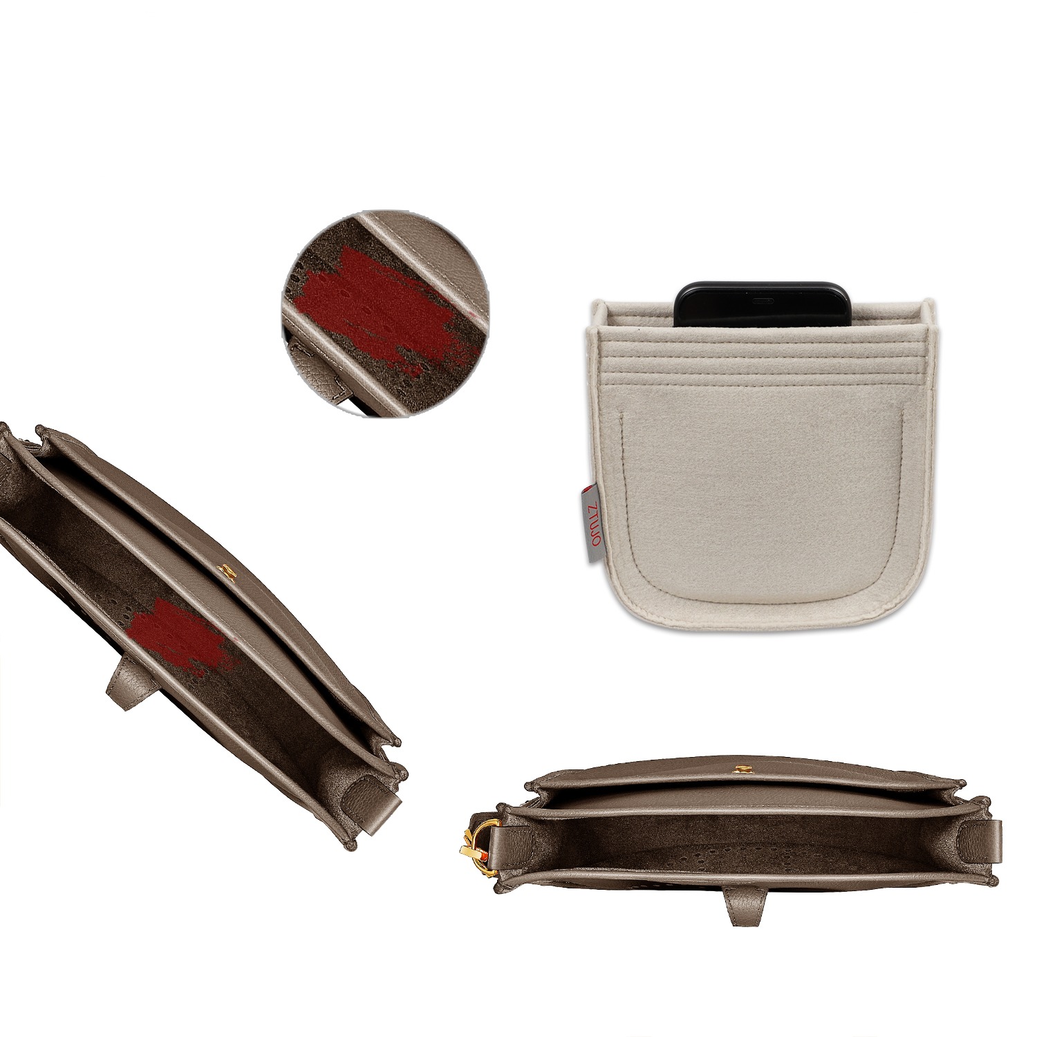 Ví tổ chức cao cấp cho Hermes Evelyne 16 / 23 / 29 / 33 product image 4