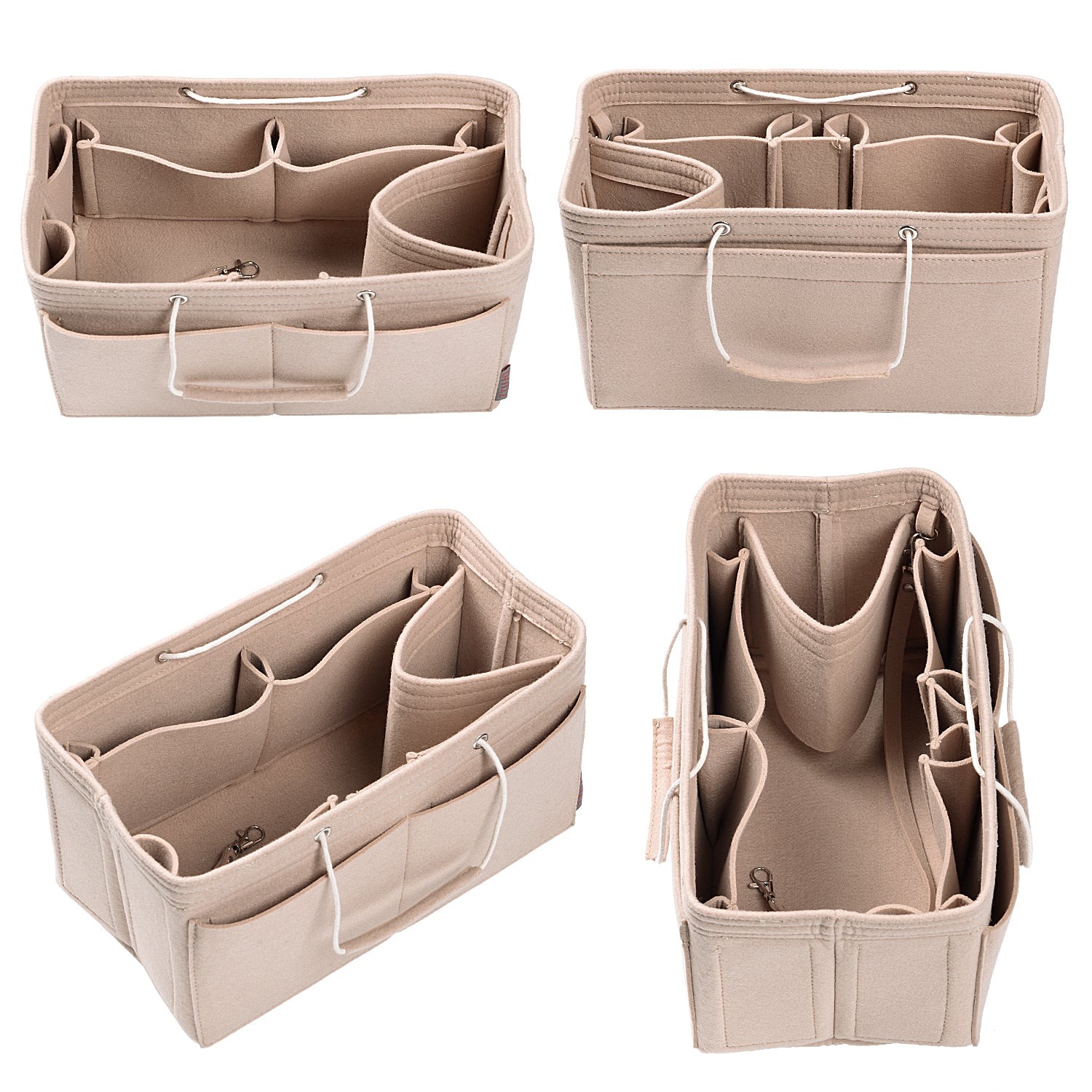 Organizer Tas Felt Multi-Saku dengan Gagang – Cocok untuk LV Speedy 30, 35 & Neverfull MM (Sedang/Besar) product image 24