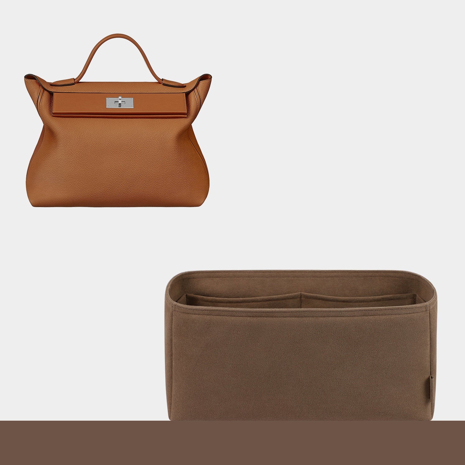 Organizer do torebki Hermes 2424 Mini / Small / Large – Materiał premium klasy luksusowej do wnętrza samochodu product image 9
