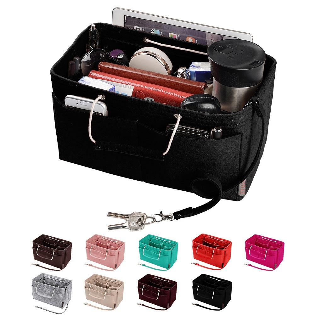 Organizer Tas Felt Multi-Saku dengan Gagang – Cocok untuk LV Speedy 30, 35 & Neverfull MM (Sedang/Besar) product image 15