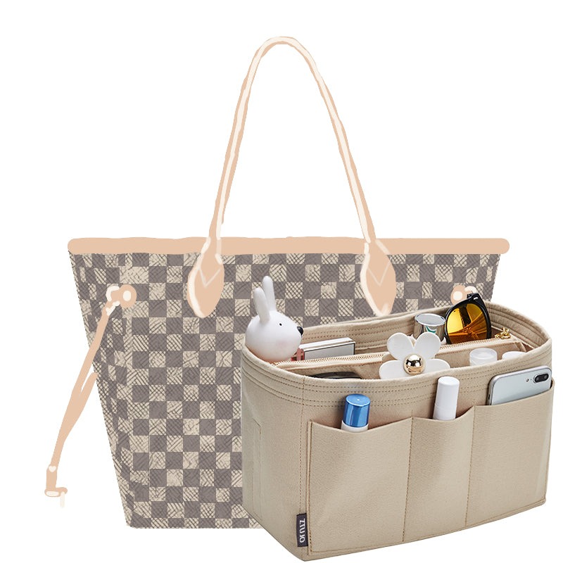 Organizer für LV Neverfull PM / MM / GM – Filzeinlage mit 13 Fächern product image 7