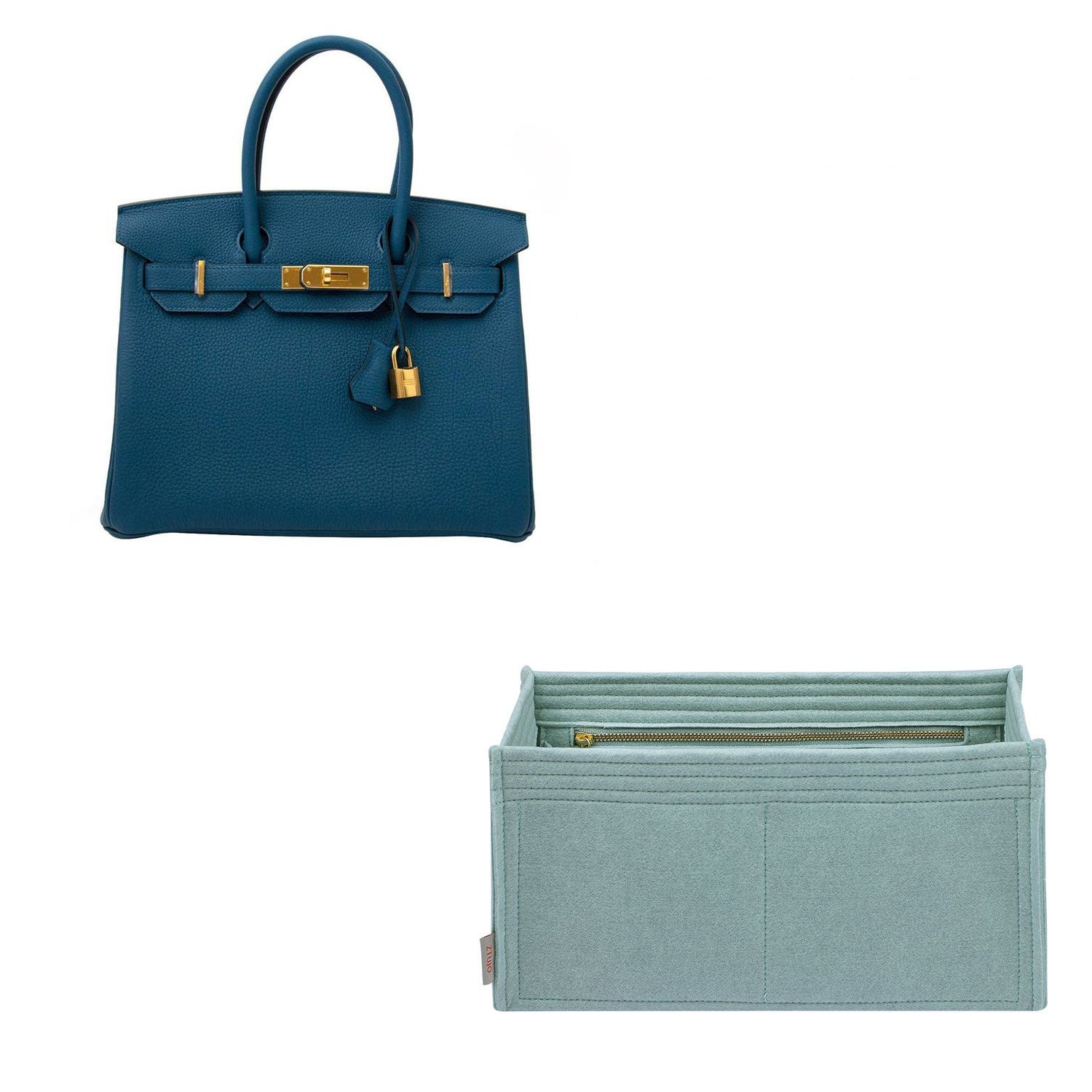 กระเป๋าใส่ของในกระเป๋า Hermes Birkin 25 / 30 / 35 / 40 – ที่คั่นผ้าสักหลาด 5 ช่อง product image 8