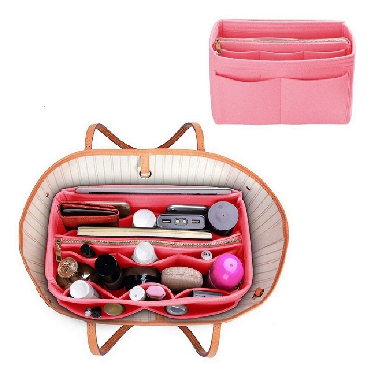 Organizador para Bolsa LV Speedy Neverfull Tote – 6 Tamanhos, Insert de Feltro para Bolsa com Zíper product image 56
