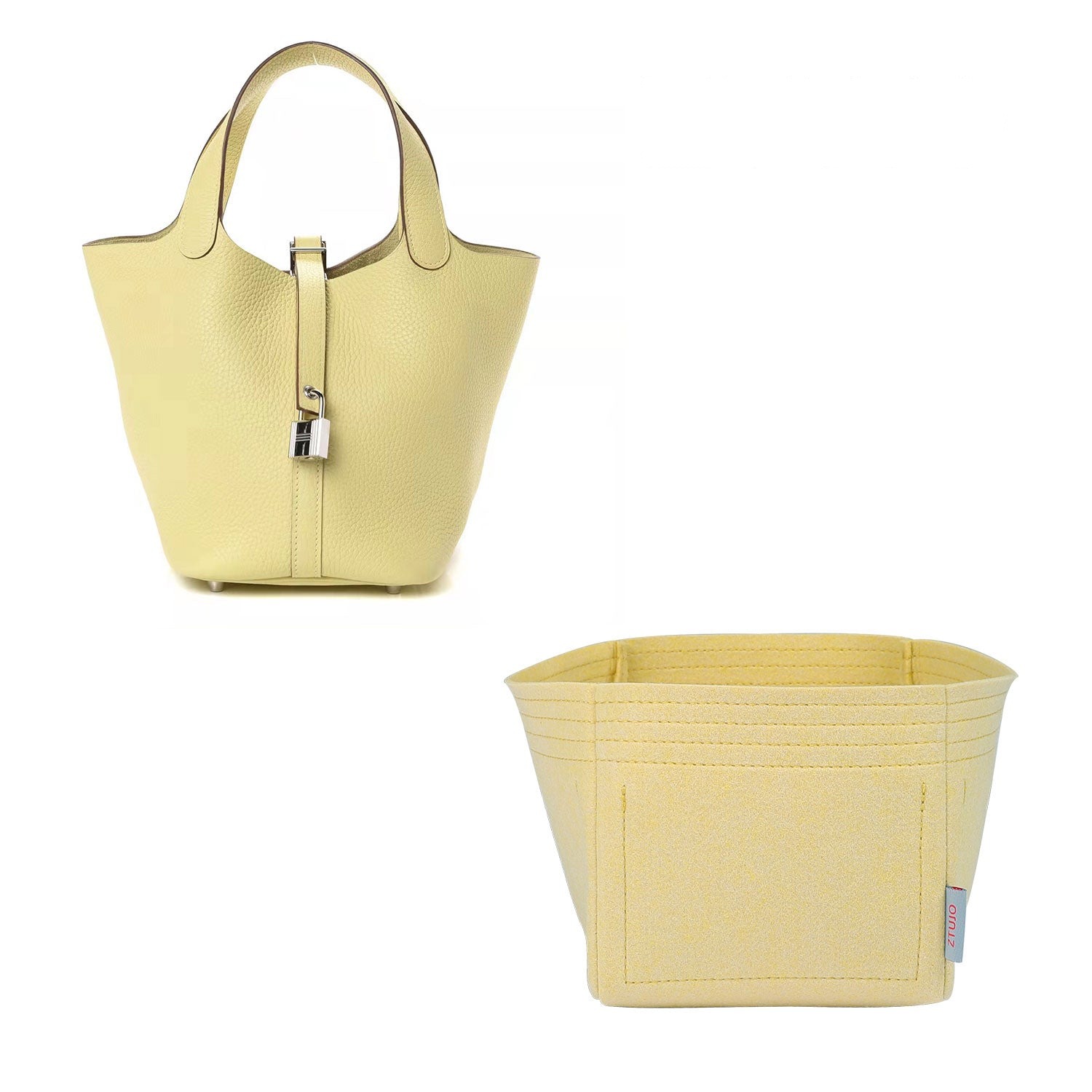 Einsatz für Hermes Picotin 18 / 22 / 26 – 6 Fächer, Filzeinlage product image 12