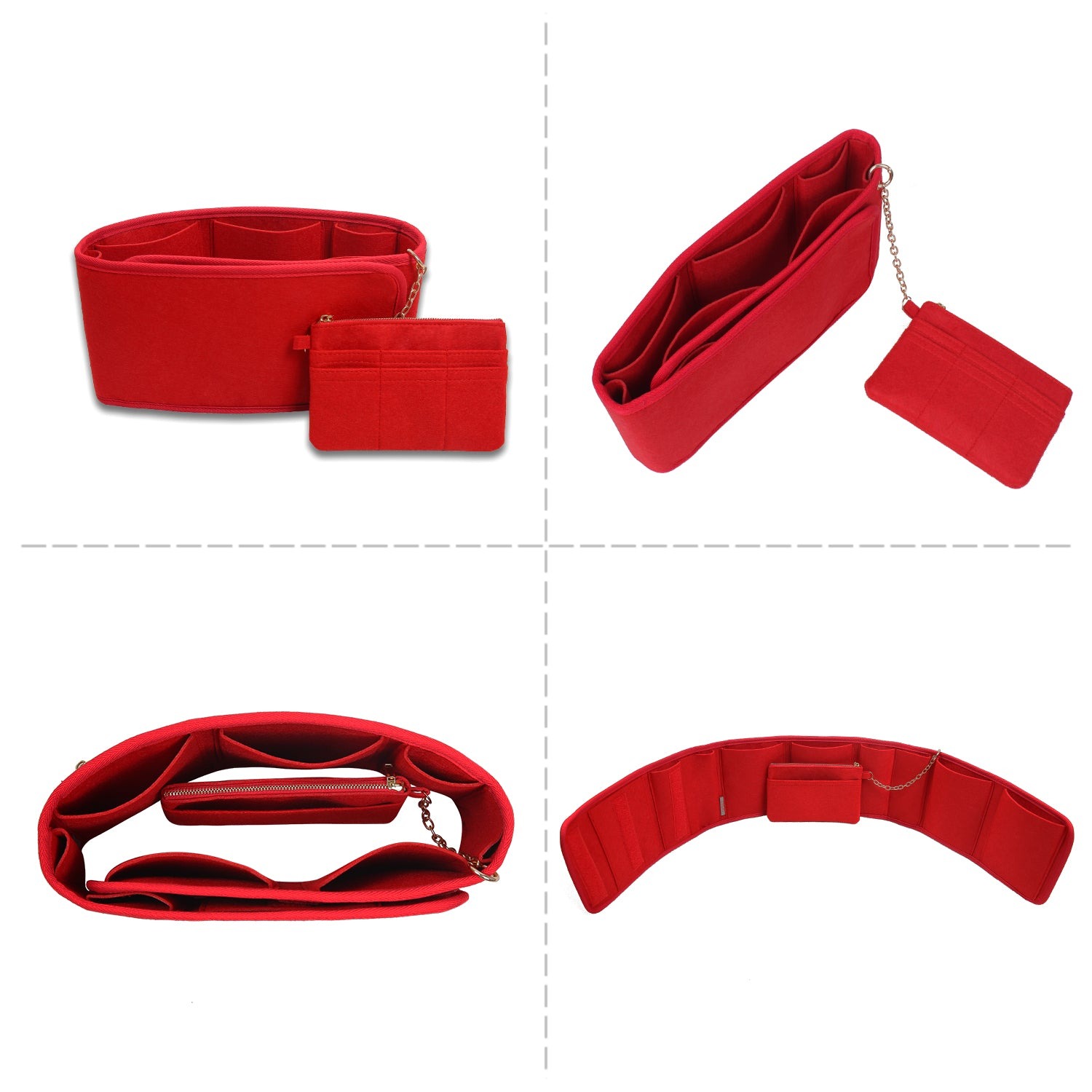 ที่插入 organizer สำหรับกระเป๋า Speedy, Neverfull, Tote – ไซส์ฟรี, 3 สี product image 11