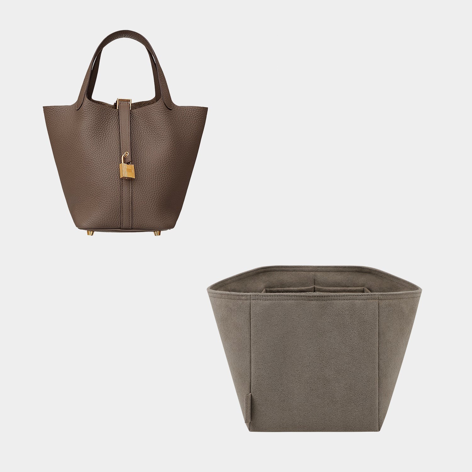 Taschenorganizer für Hermes Picotin 18 / 22 / 26 – 8-Fächer Luxus-Autoinnenmaterial product image 7