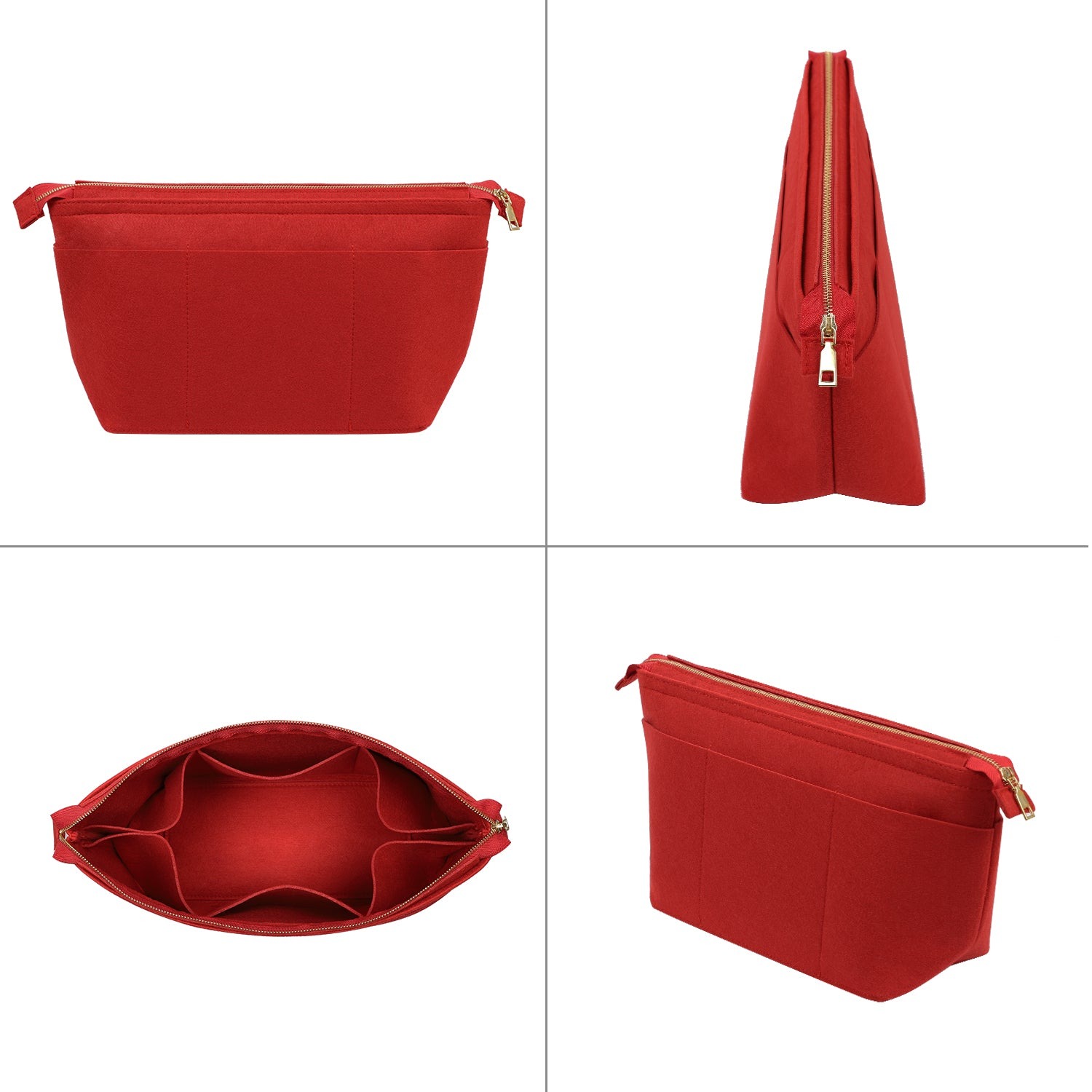 Plstěný organizér do kabelky s klíčenkou na náramek pro LV Speedy Neverfull Tote detail image 12