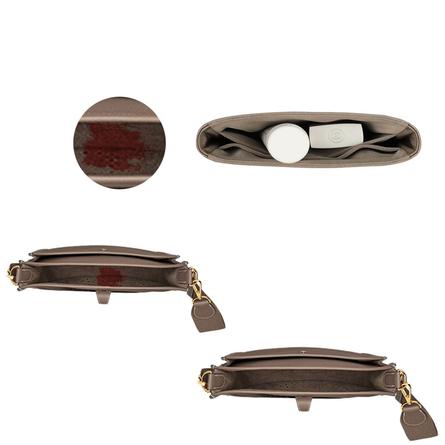 INNERBAG Portaoggetti per Borsa per Hermes Evelyne 16 / 23 / 29 / 33 – Silks and Satins product image 5