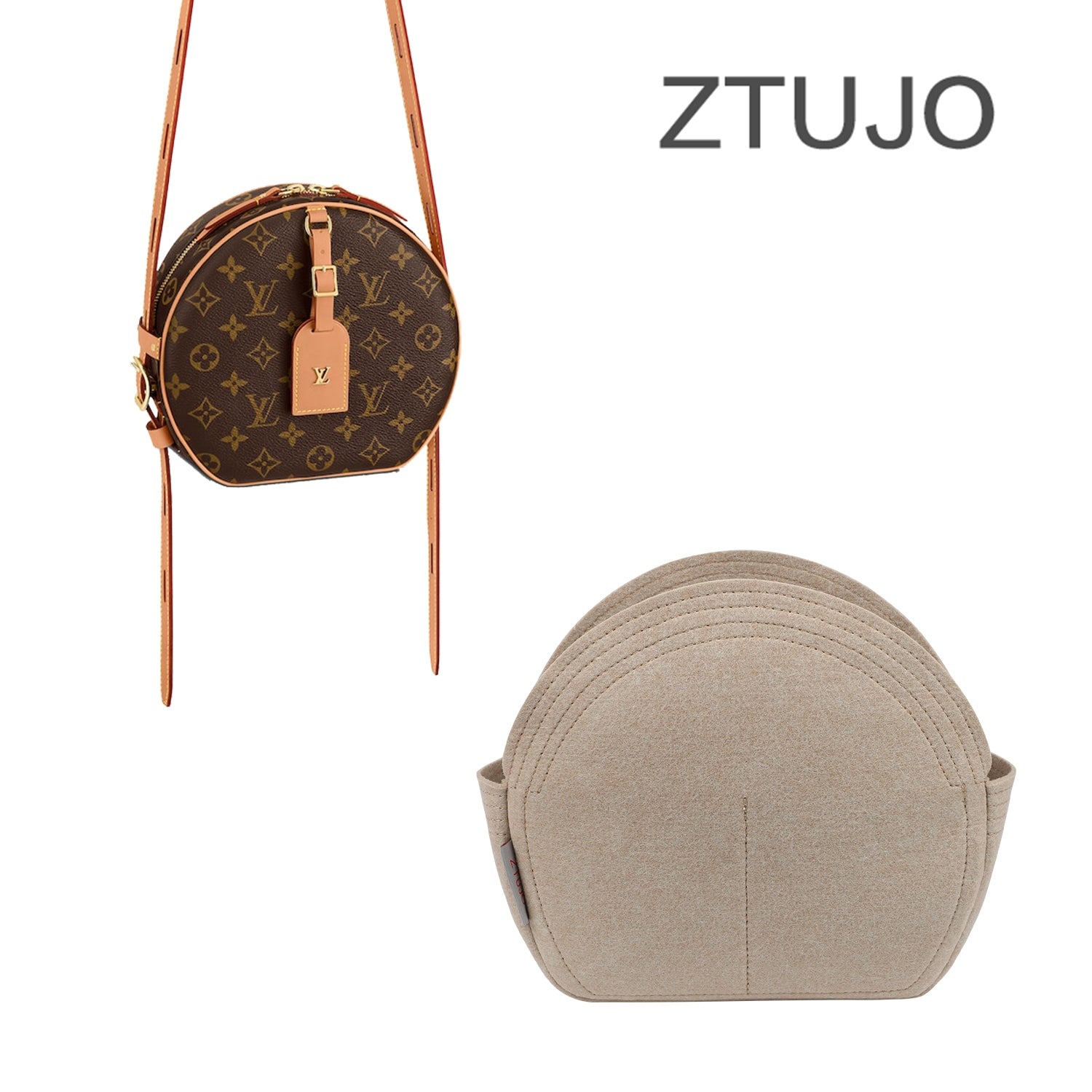 Penyusun Beg Tangan Premium untuk LV Boite Chapeau Souple PM/MM Padan LV Petite Boite Chapeau product image 7