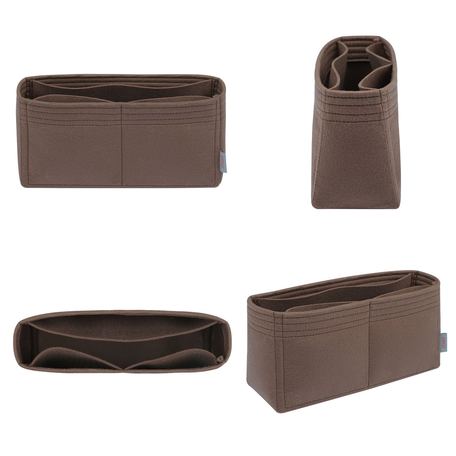 Organizador de Bolsa Premium para LV Boulogne – 3 Bolsos, Café Escuro ou Cor Personalizada product image 2
