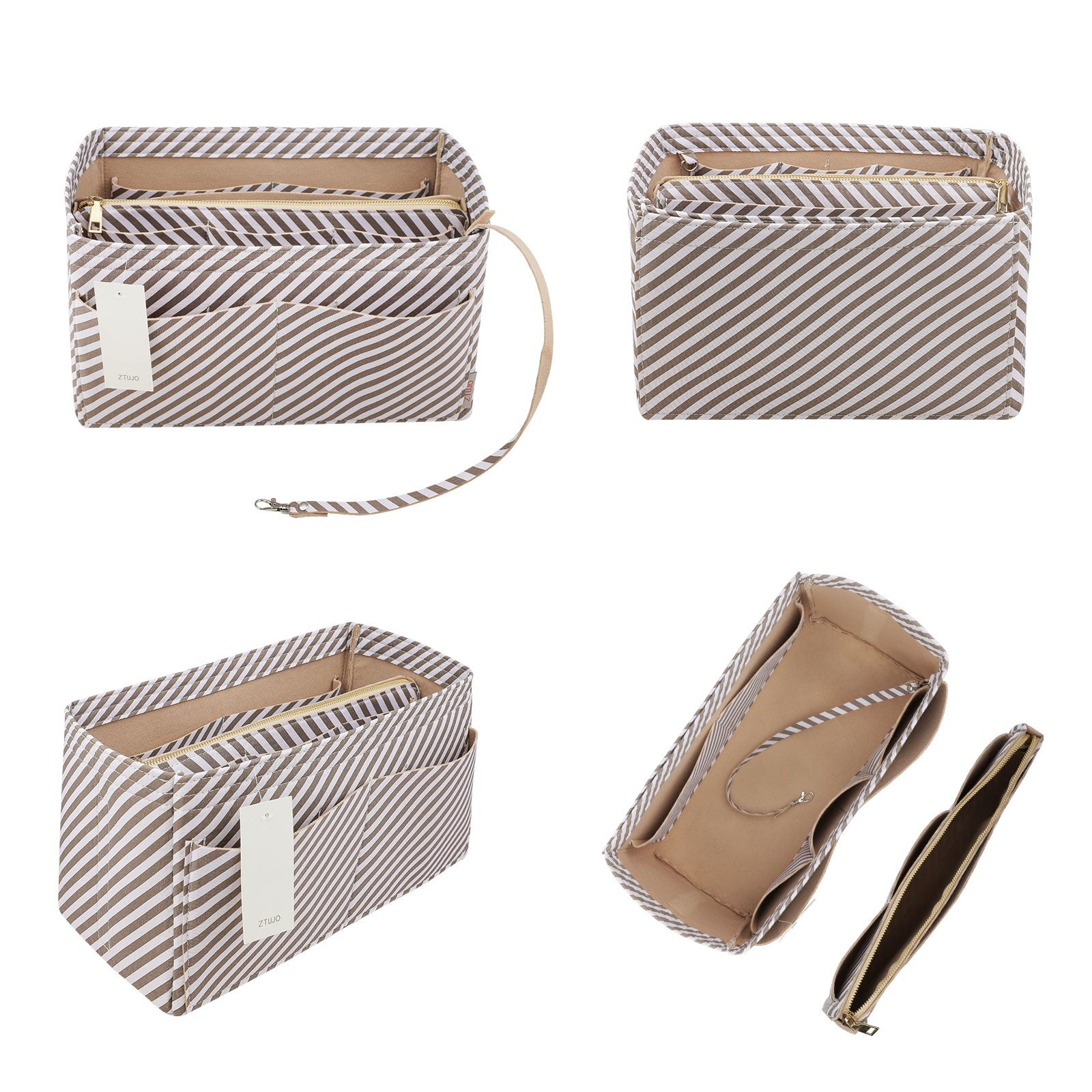Organizador para Bolsa LV Speedy Neverfull Tote – 6 Tamanhos, Insert de Feltro para Bolsa com Zíper product image 97
