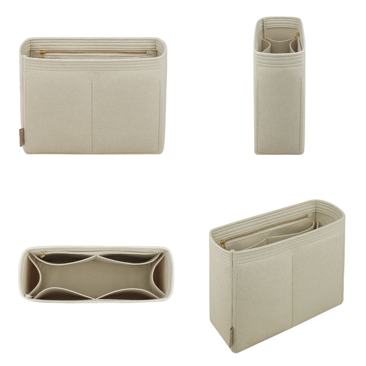 에르메스 더블 셍스 36 / 45용 퍼스 오거나이저 – 7포켓 펠트 인서트 product image 2