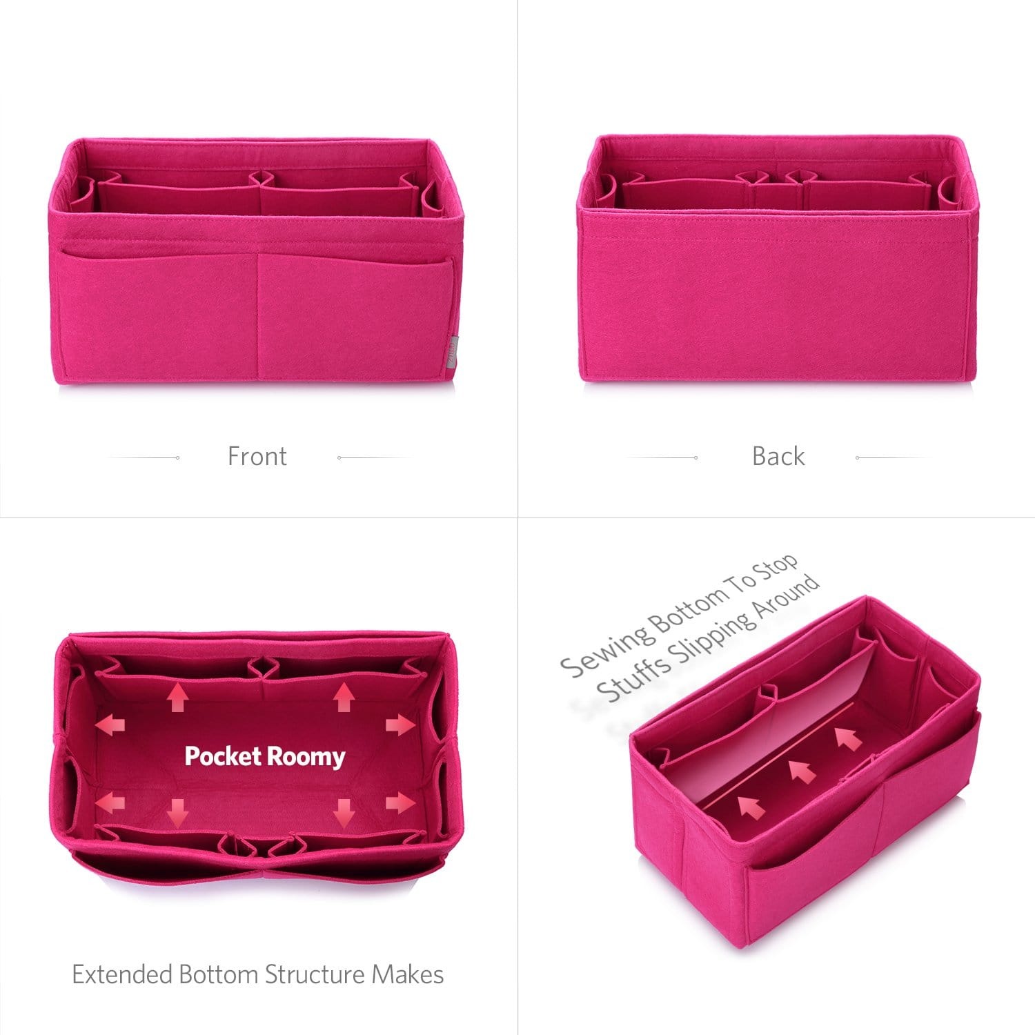Organisateur de sac à main en feutre – Très grande taille (Convient au Speedy 40 / Neverfull GM) product image 66