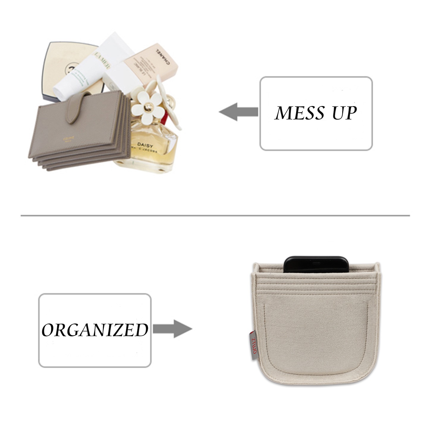 Ví tổ chức cao cấp cho Hermes Evelyne 16 / 23 / 29 / 33 product image 5