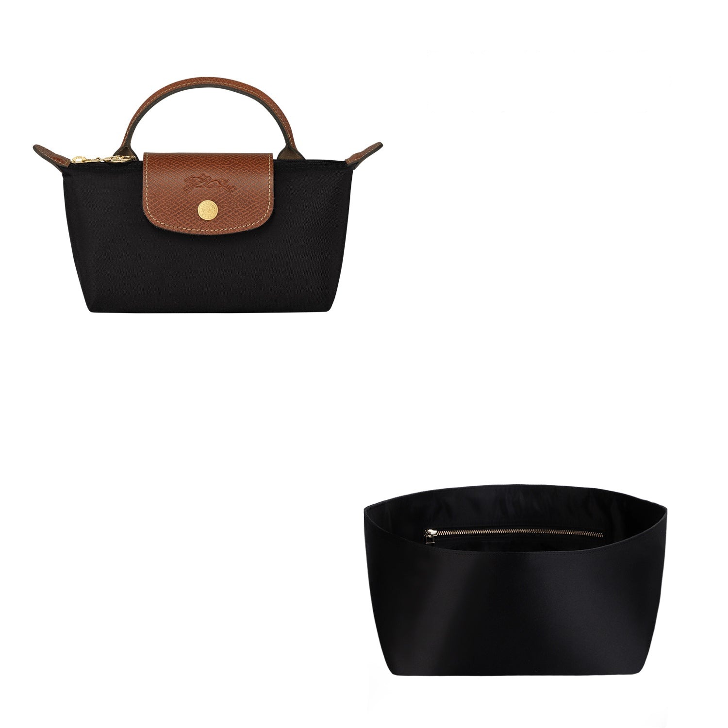 منظم حقيبة حريري لـ Longchamp Le Pliage Mini / Small / Medium / Large detail image 1