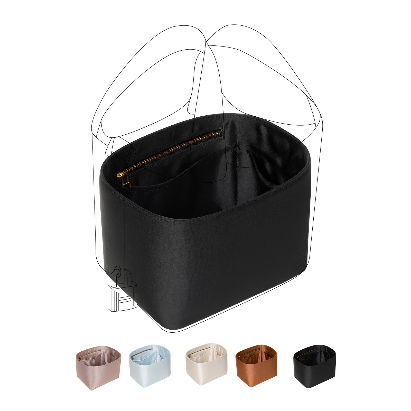 TAS DALAM Pengorganisir Dompet untuk Hermes Picotin 18/22 product image 10