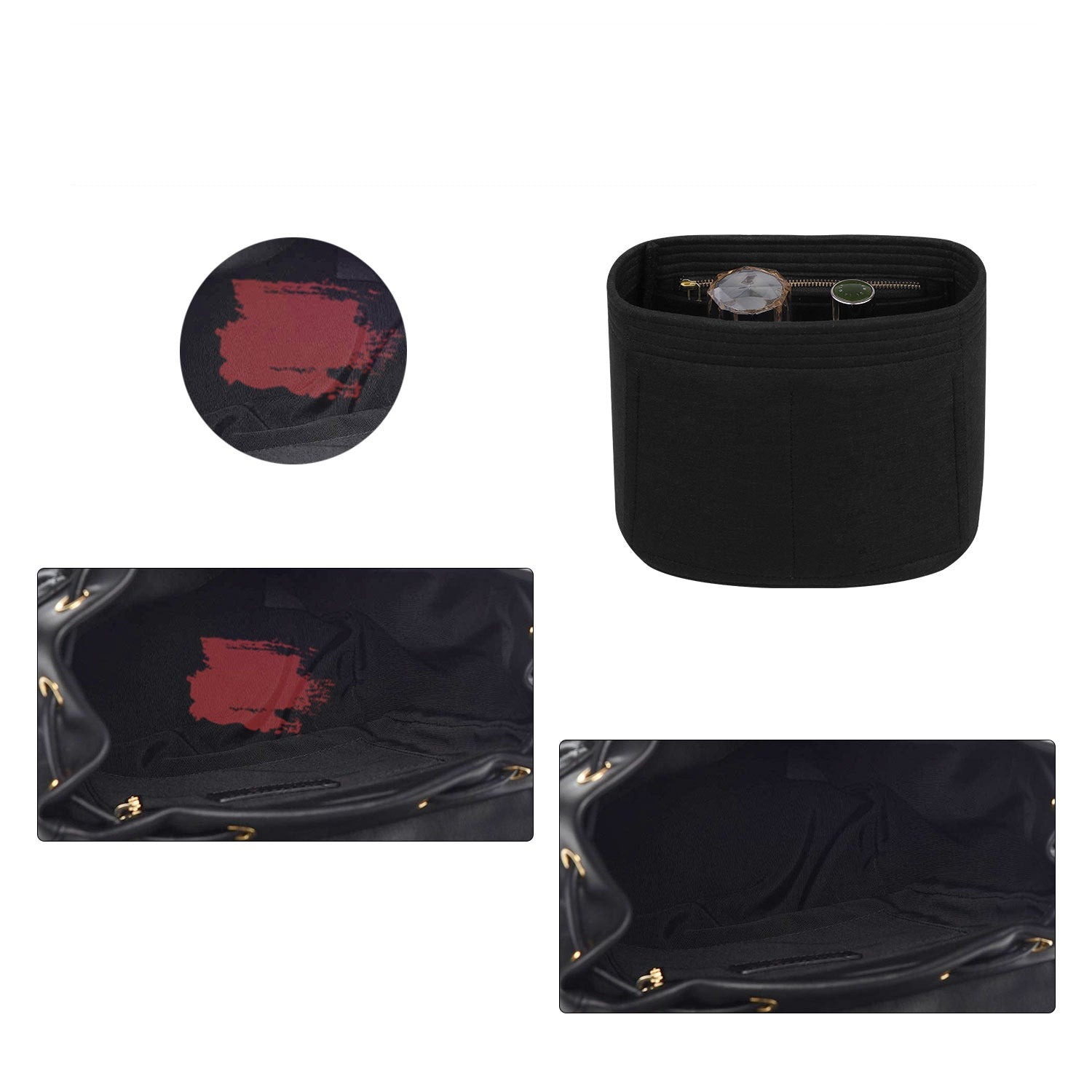 샤넬 어반 스피릿 백팩 미니 / 스몰 / 라지용 파우치 오거나이저 – 프리미엄 펠트 인서트 product image 5