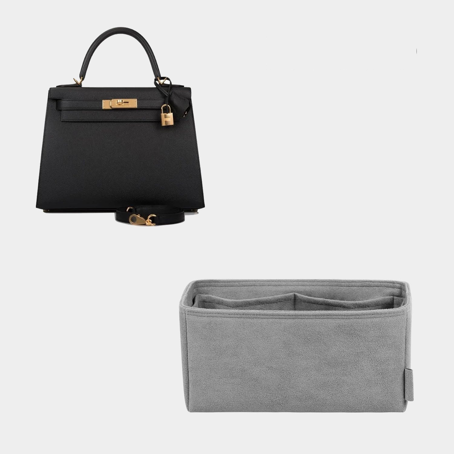 Vložka do kabelky z mikrovlákna Alcantara pro HERMES KELLY 25 / KELLY 28 / KELLY 32 / KELLY 35 / KELLY 40 product image 6