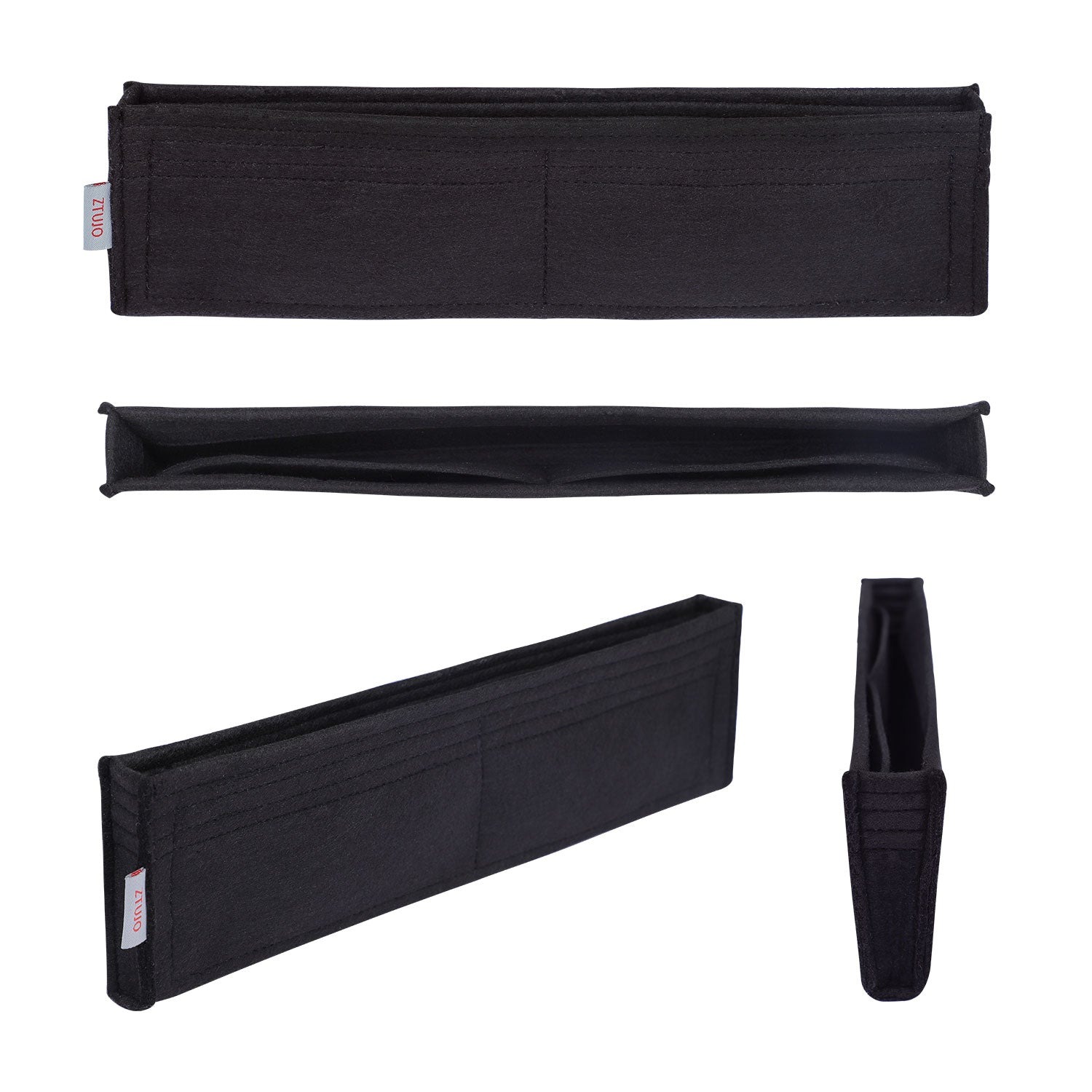 منظم حقيبة فاخر لـ Hermes Kelly Cut – جيبان، لباد ناعم product image 2