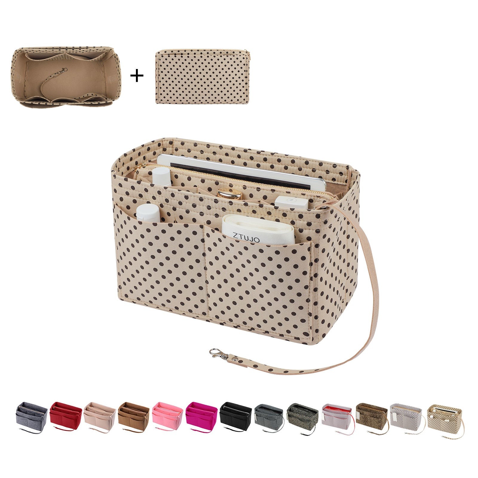 Organizador para Bolsa LV Speedy Neverfull Tote – 6 Tamanhos, Insert de Feltro para Bolsa com Zíper product image 72
