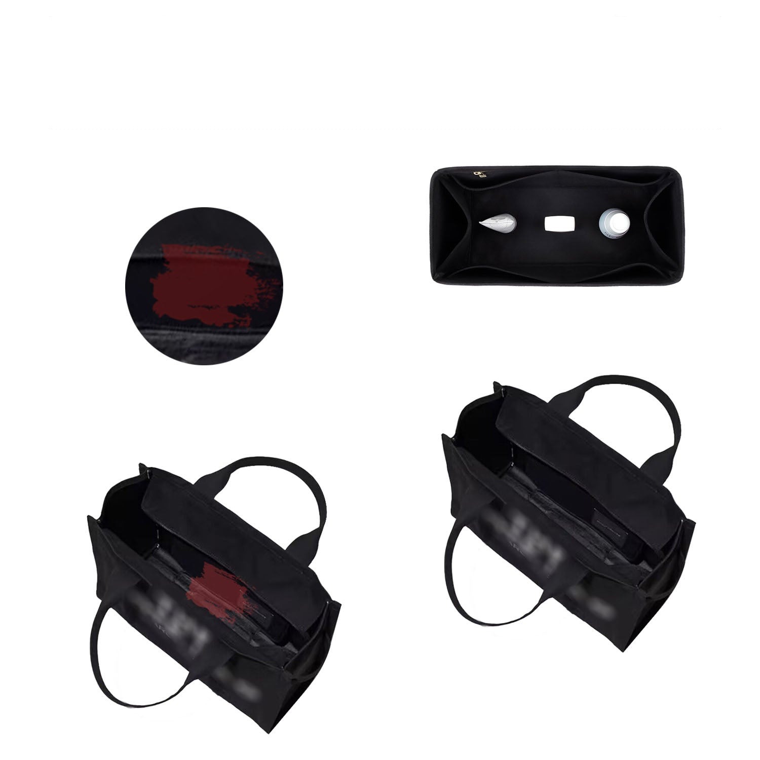 Marc Jacobs Tote Bag Small(10inch) / Medium(13inch) / Large(17inch) İçin Premium Çanta Düzenleyici product image 4