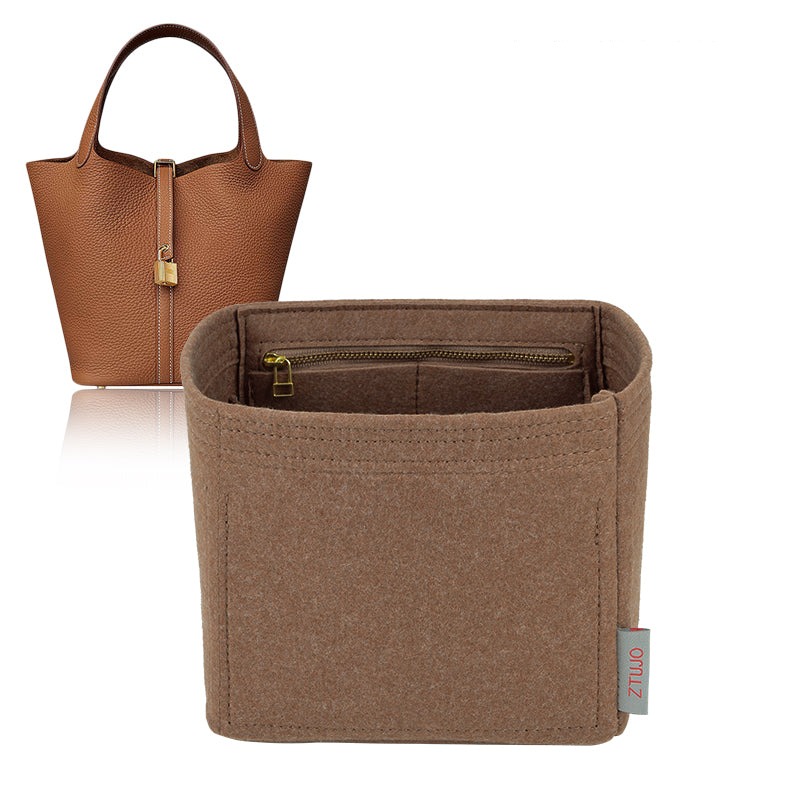 Organisateur de sac à main premium pour Hermès Picotin 18 / 22 / 26 – 6 poches, fermeture éclair YKK product image 6