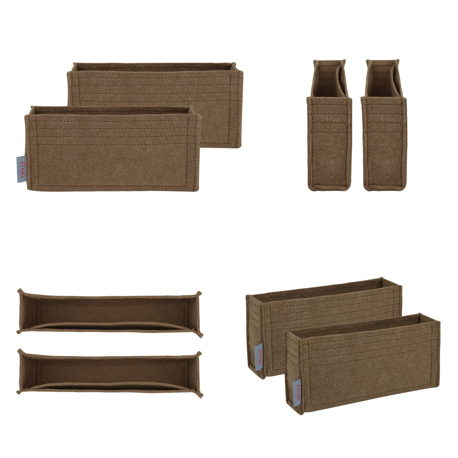 Penyusun Beg untuk Hermes Roulis Mini / 23 – Sisipan Felt 2 Poket product image 2