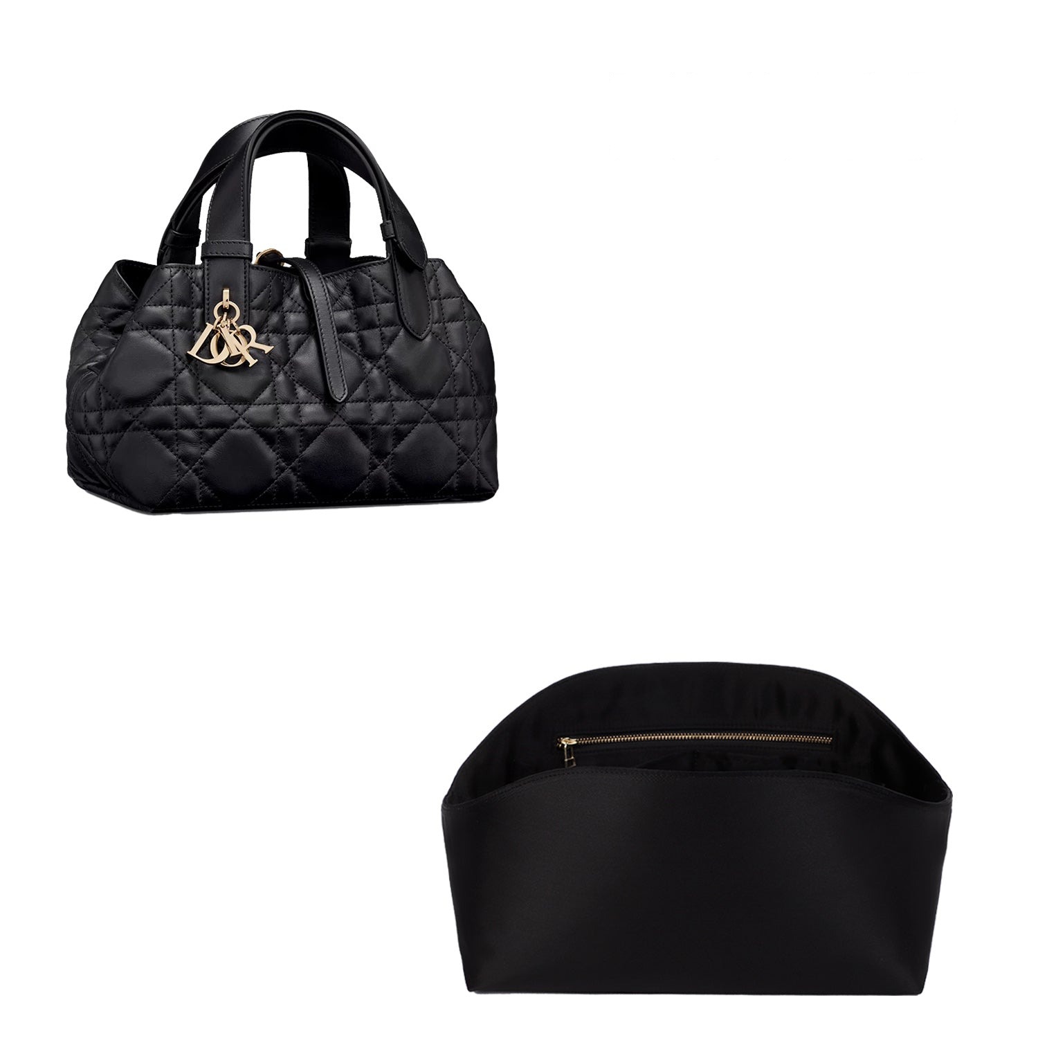 Organisateur de sac pour Dior Toujours Small / Medium / Large Pour Dior Toujours Vertical Small / Medium – Soie et Satin