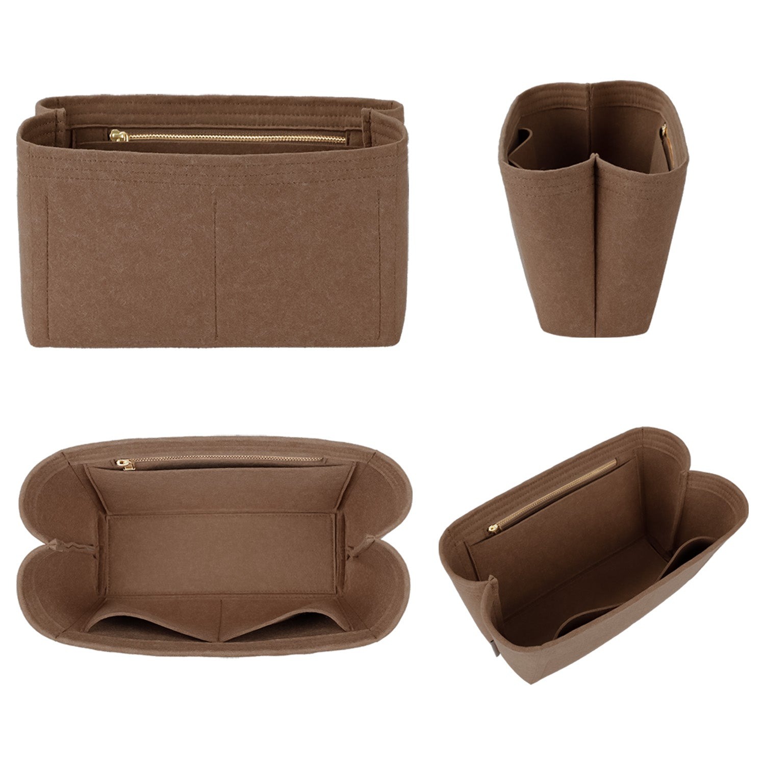 Pungorganizer til Bottega Veneta BV Andiamo Small / Medium / Large – Premium filtsindsats detail image 1