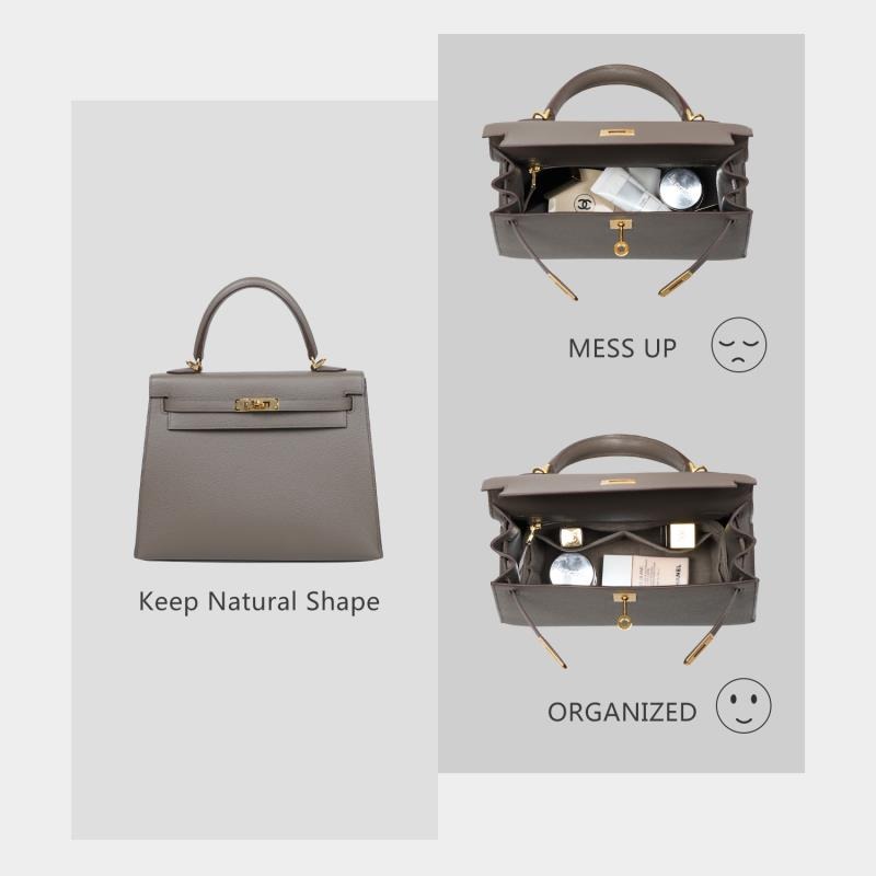Vložka do kabelky z mikrovlákna Alcantara pro HERMES KELLY 25 / KELLY 28 / KELLY 32 / KELLY 35 / KELLY 40 product image 3