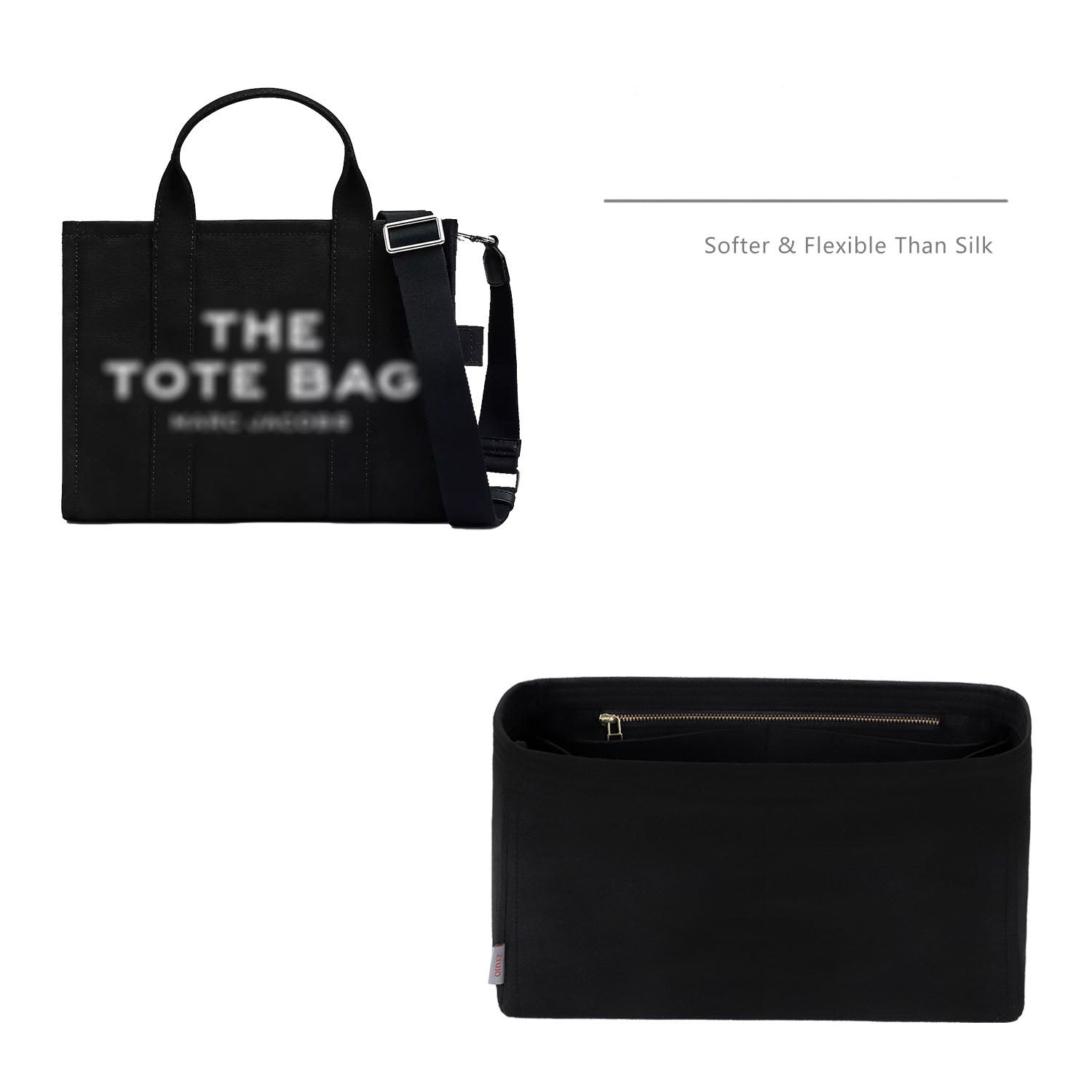 Premium organizér do kabelky pro Marc Jacobs Tote Bag Small(10inch) / Medium(13inch) / Large(17inch)