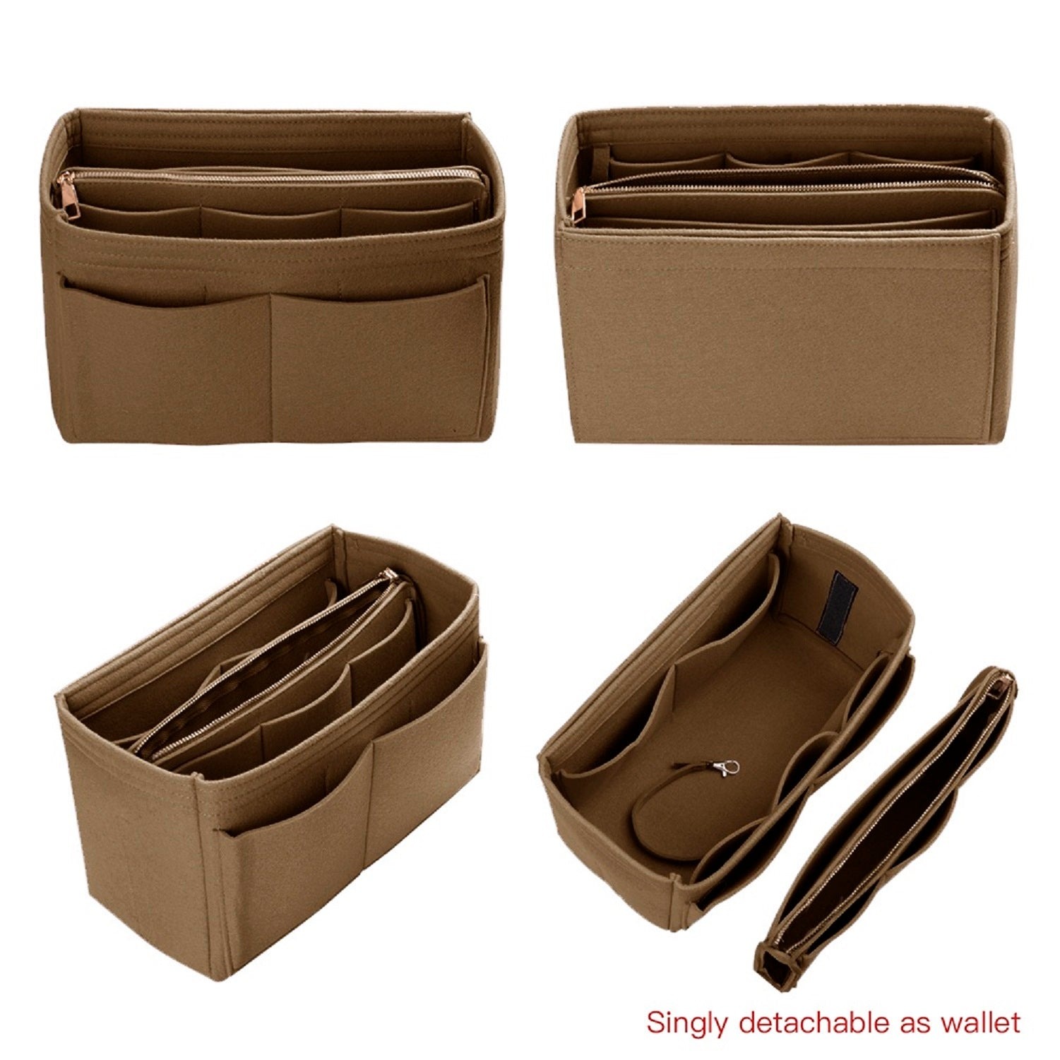 Organizador para Bolsa LV Speedy Neverfull Tote – 6 Tamanhos, Insert de Feltro para Bolsa com Zíper product image 60
