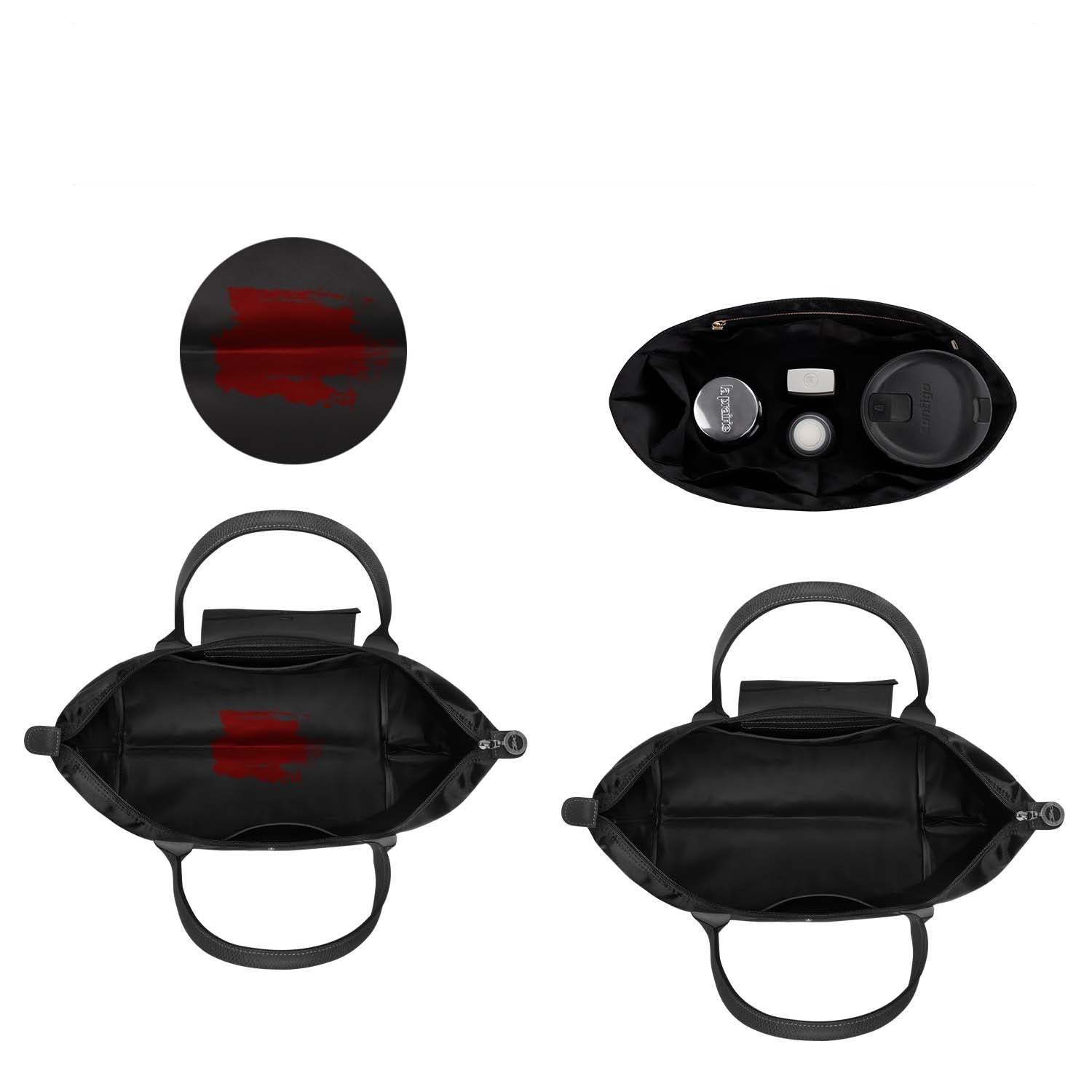 منظم حقيبة حريري لـ Longchamp Le Pliage Mini / Small / Medium / Large detail image 9