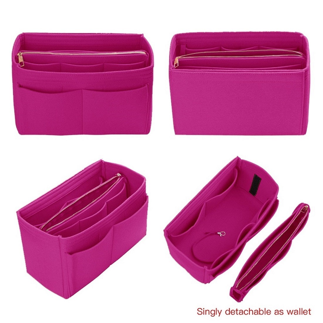 Organizador para Bolsa LV Speedy Neverfull Tote – 6 Tamanhos, Insert de Feltro para Bolsa com Zíper product image 32