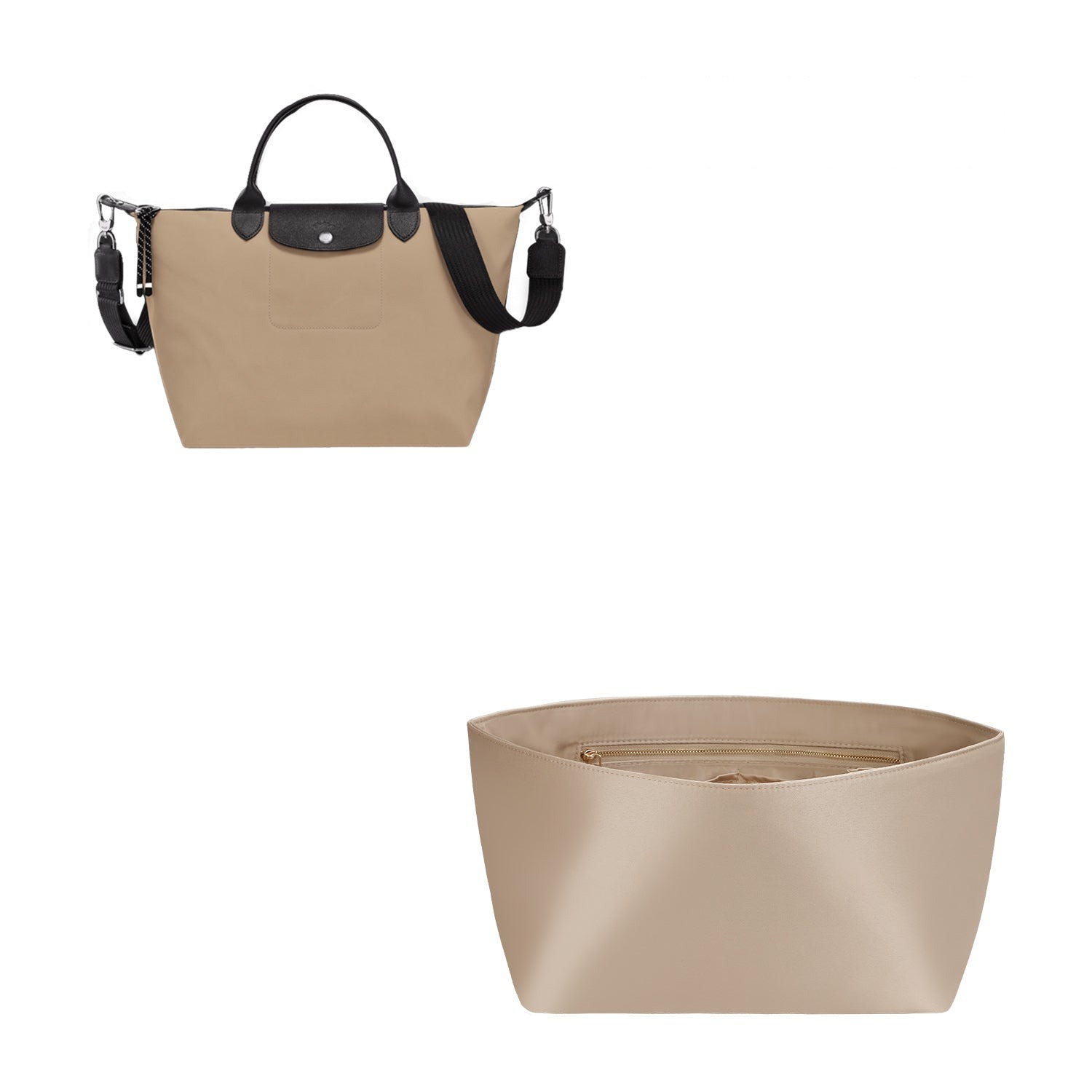 Organisateur de sac à main en soie pour Longchamp Le Pliage Energy Tote Bag XS / S / L / XL product image 2