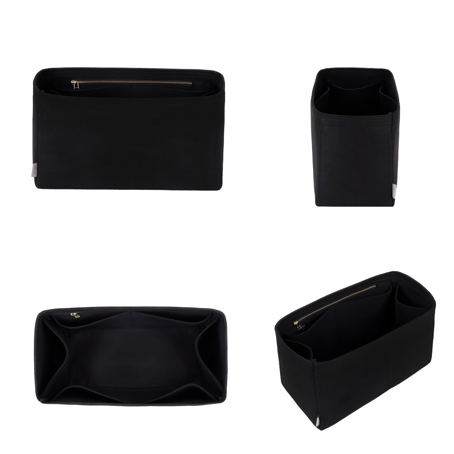 Prémiový organizér do kabelky pro kabelku Hermes R.M.S 12H – 7 kapes, zip YKK product image 2