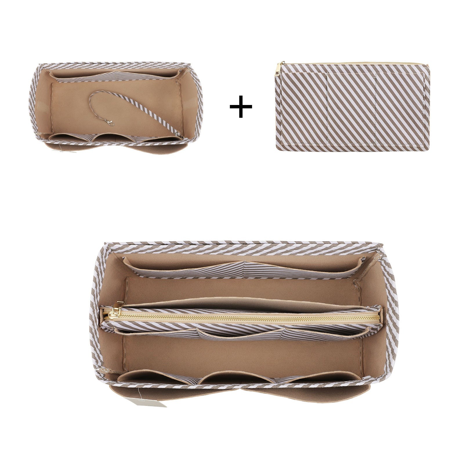 Organizador para Bolsa LV Speedy Neverfull Tote – 6 Tamanhos, Insert de Feltro para Bolsa com Zíper product image 99