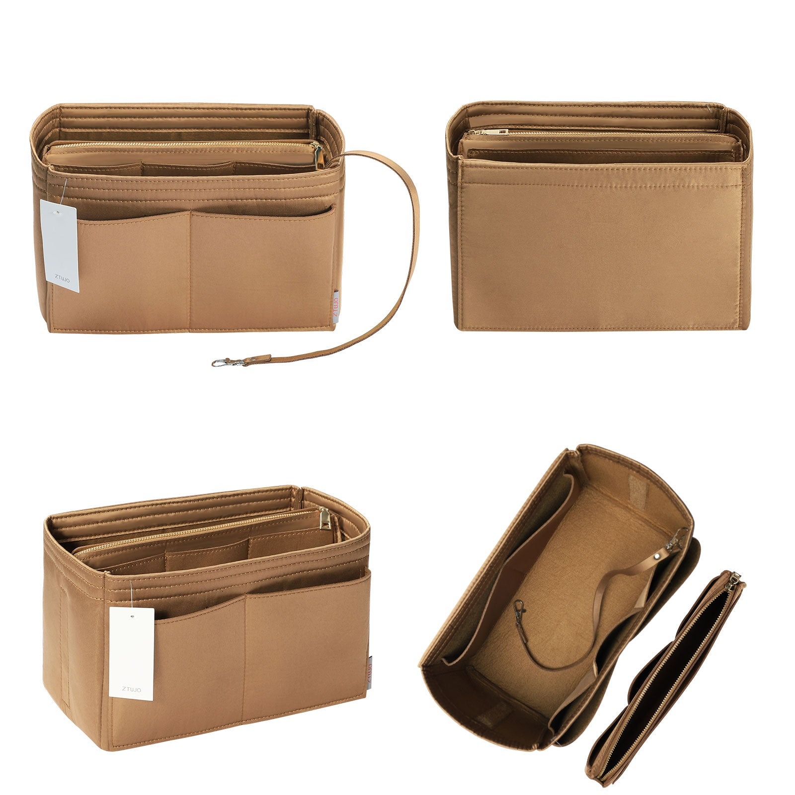 Organizador para Bolsa LV Speedy Neverfull Tote – 6 Tamanhos, Insert de Feltro para Bolsa com Zíper product image 126