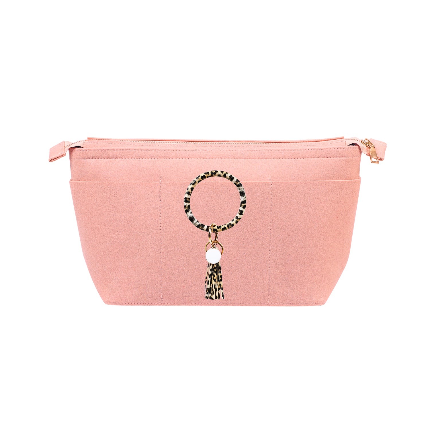 Plstěný organizér do kabelky s klíčenkou na náramek pro LV Speedy Neverfull Tote detail image 14