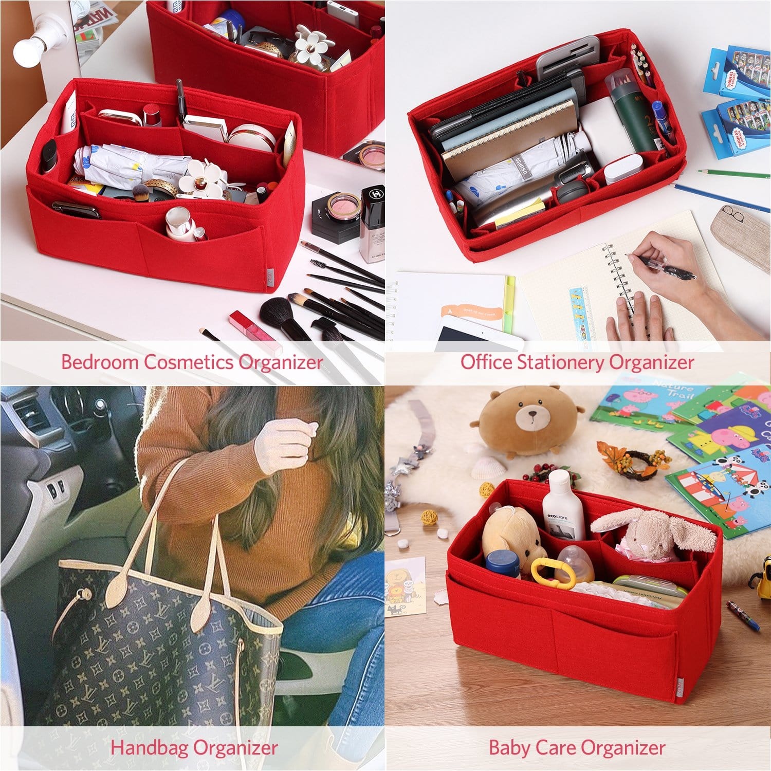 Organisateur de sac à main en feutre – Très grande taille (Convient au Speedy 40 / Neverfull GM) product image 77