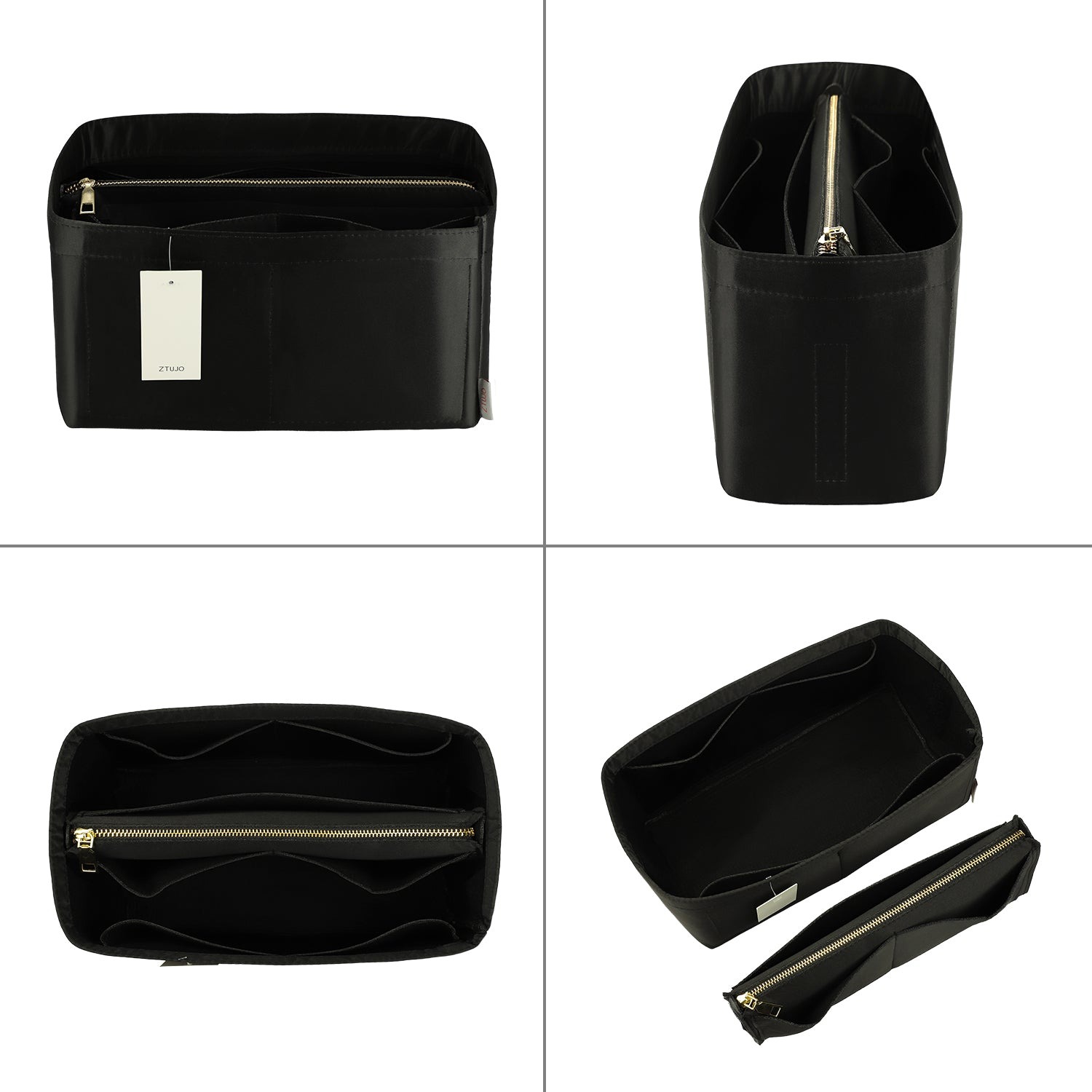 Jedwabista wkładka organizująca do torebki dla Speedy, Neverfull, ONTHEGO Tote i innych – 8 kieszeni, 7 rozmiarów product image 10