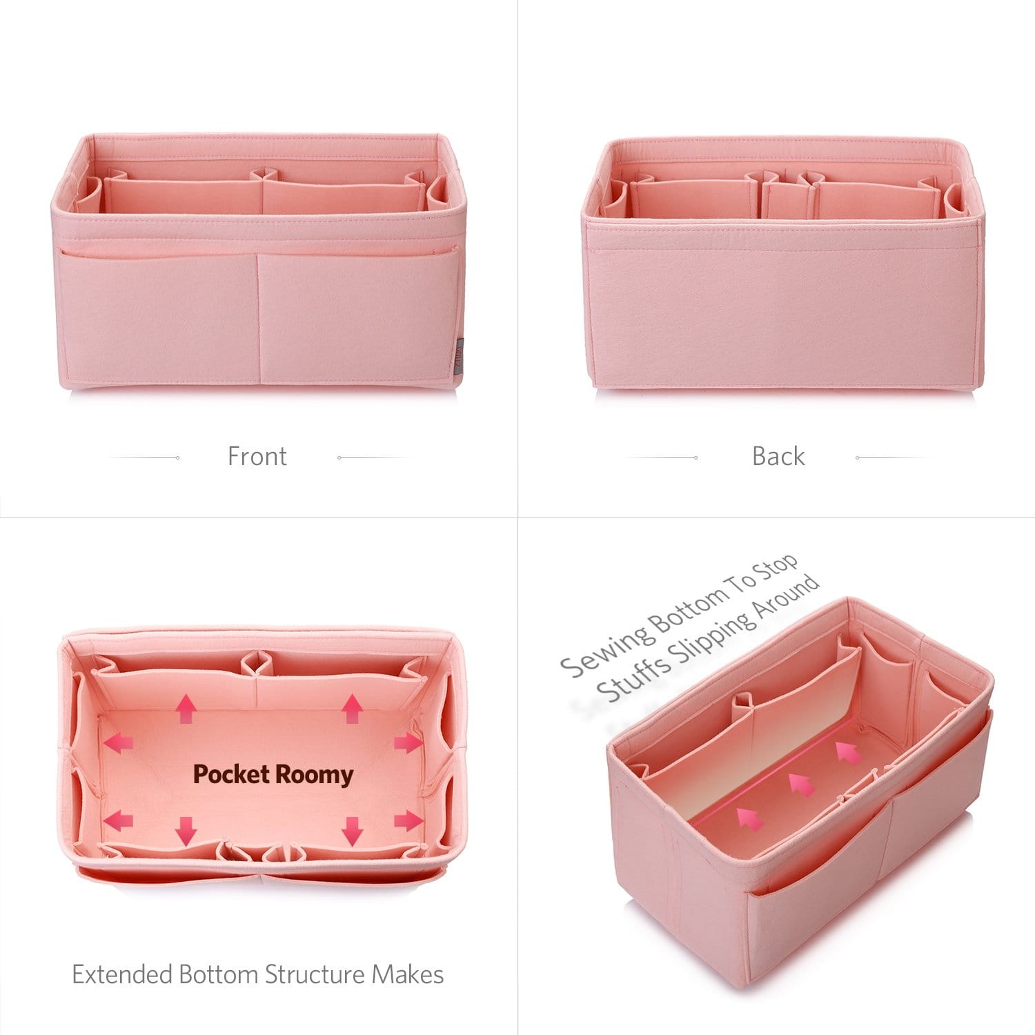 Organisateur de sac à main en feutre – Très grande taille (Convient au Speedy 40 / Neverfull GM) product image 52