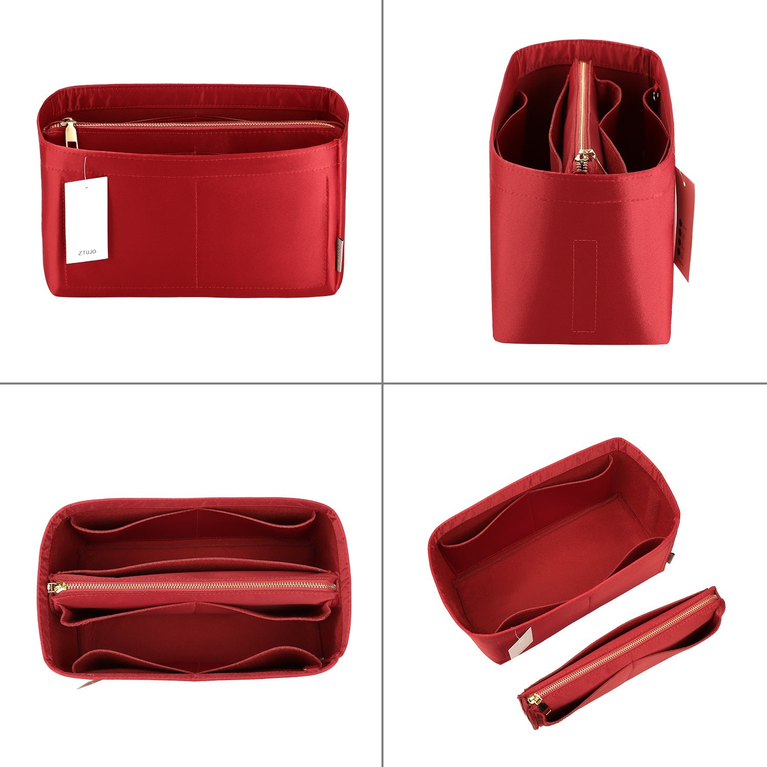 Jedwabista wkładka organizująca do torebki dla Speedy, Neverfull, ONTHEGO Tote i innych – 8 kieszeni, 7 rozmiarów product image 17