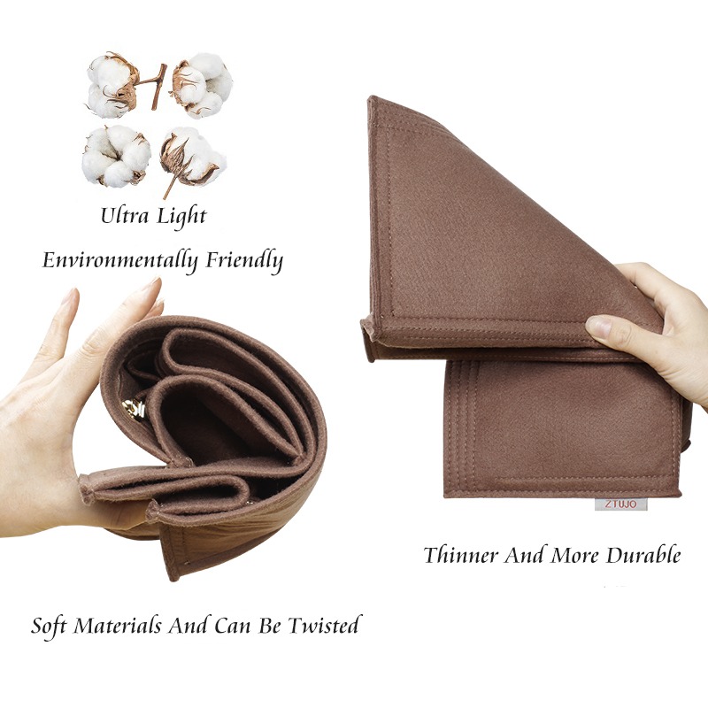 Vložka do kabelky pro LV ONTHEGO PM / MM / GM – perfektní, 9kapesní filcová vložka detail image 2