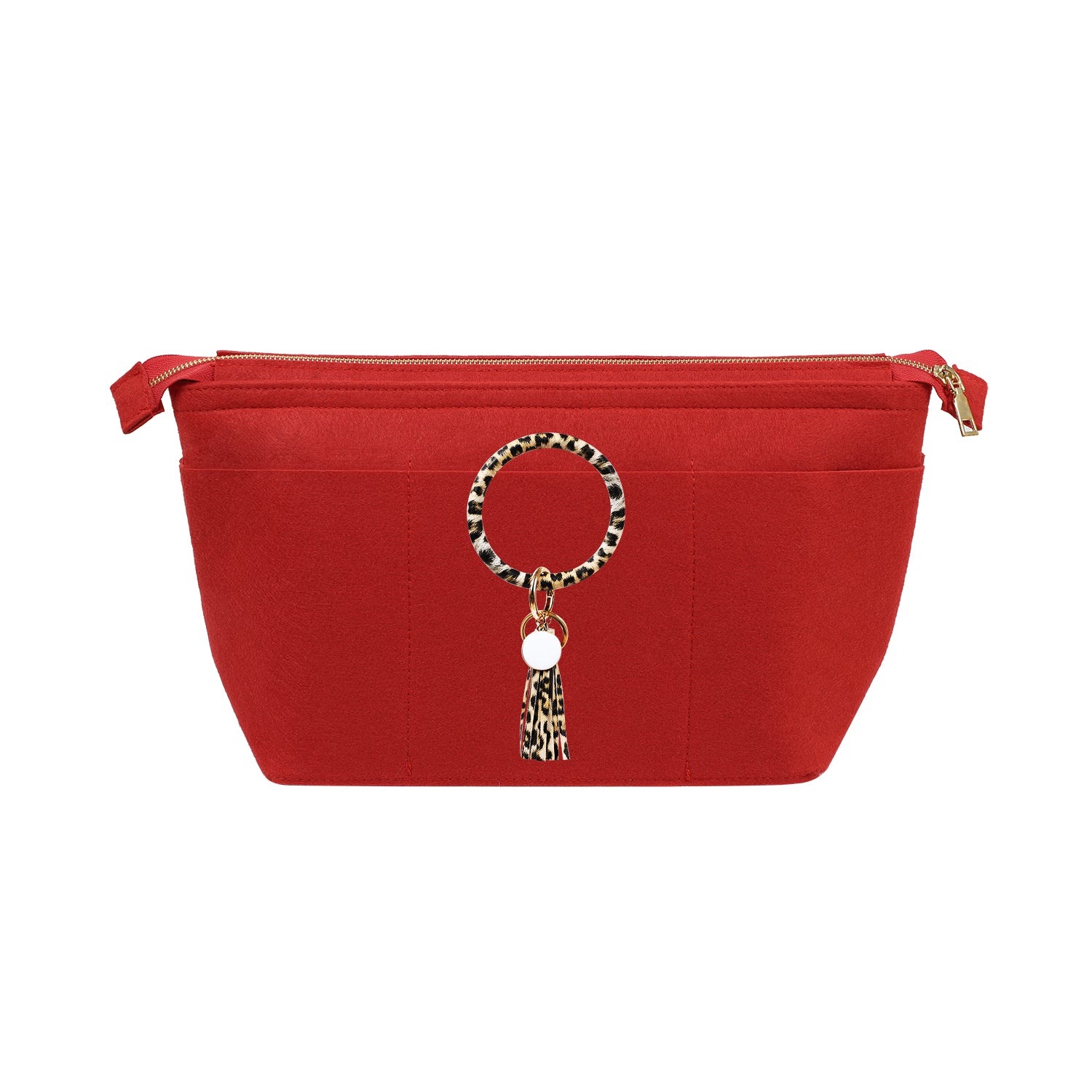 Plstěný organizér do kabelky s klíčenkou na náramek pro LV Speedy Neverfull Tote detail image 7