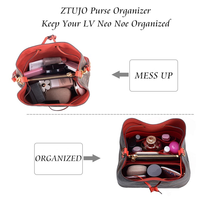 프리미엄 퍼스 오거나이저 2개 세트 – LV 네오노에 노에용, 12개 포켓, YKK 지퍼 product image 3