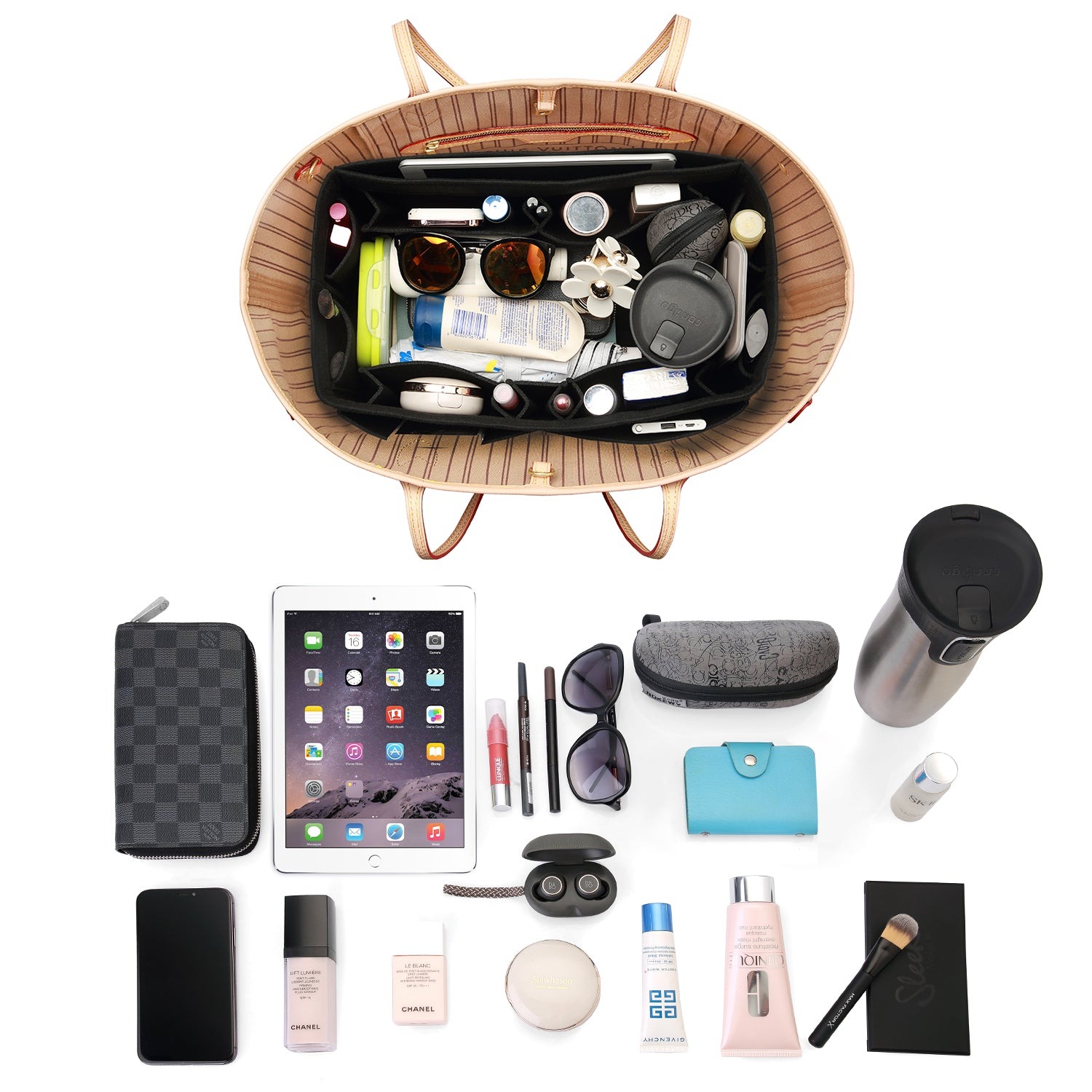 Organisateur de sac à main en feutre – Très grande taille (Convient au Speedy 40 / Neverfull GM) product image 11